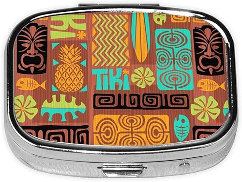 Pastillero pequeño para bolso y bolsillo, lindo organizador semanal de píldoras, organizador de pastillas, contenedor de píldoras de 2