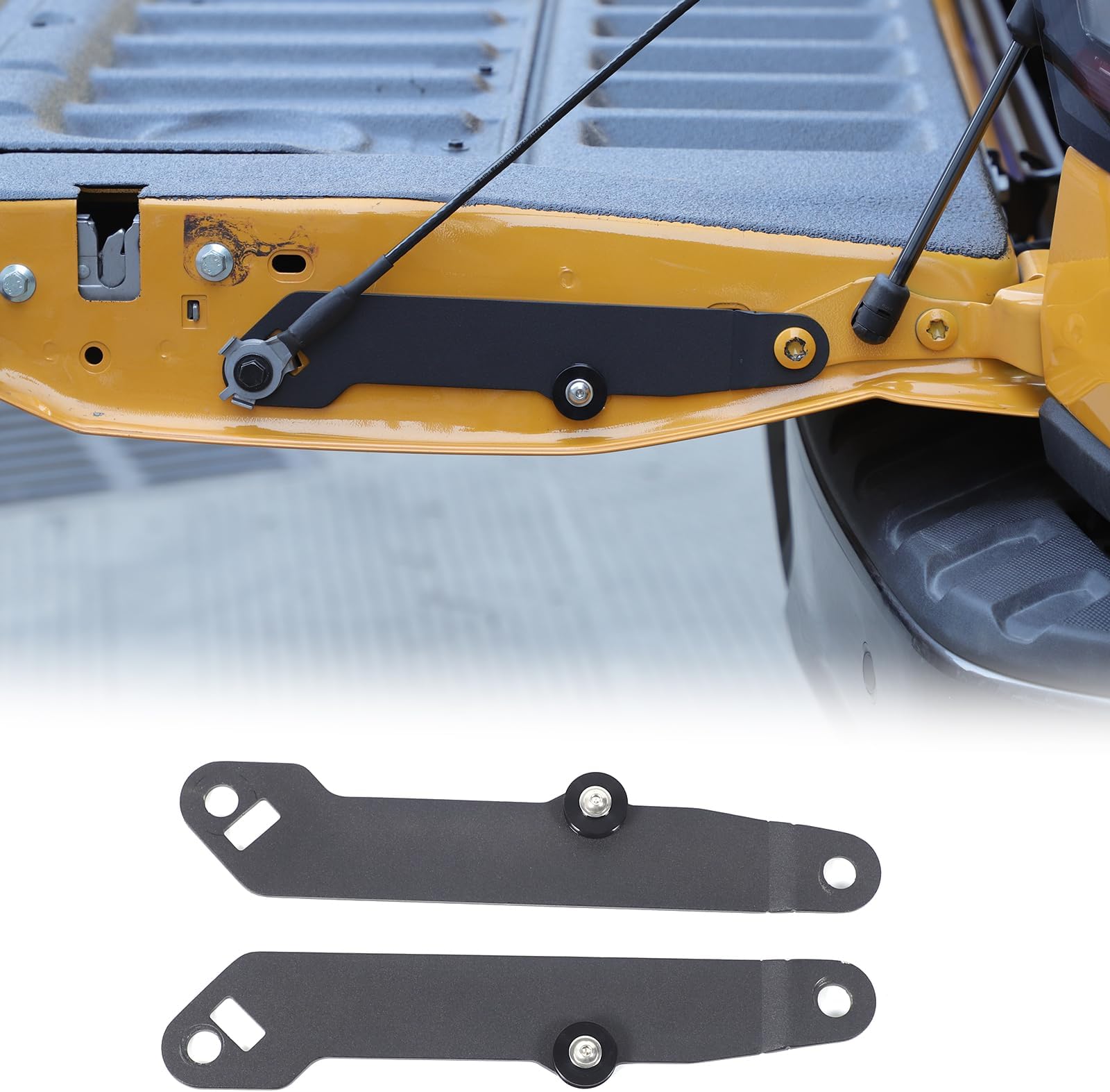 Rear Tailgate Limiter Bracket，Adjustable Rear Tailgate Height Compatible with Ford Ranger 2023-2025 Tailgate Cargo Height Adjustment Limiter Accessories