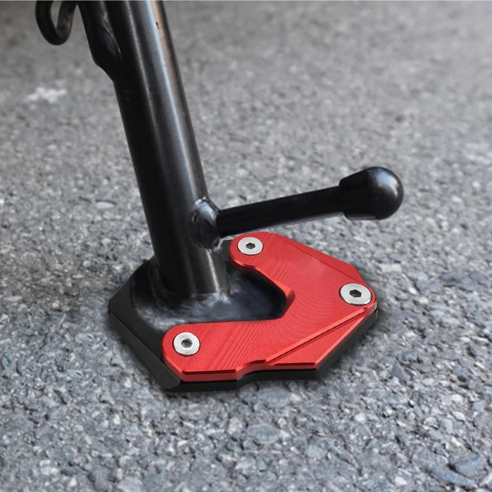 R1250GS 2023 Cavalletto Laterale Estensione CNC Alluminio Kickstand per R 1250 GS 2018-2023 1200 GS LC Rallye 2012-2018 (Nero)