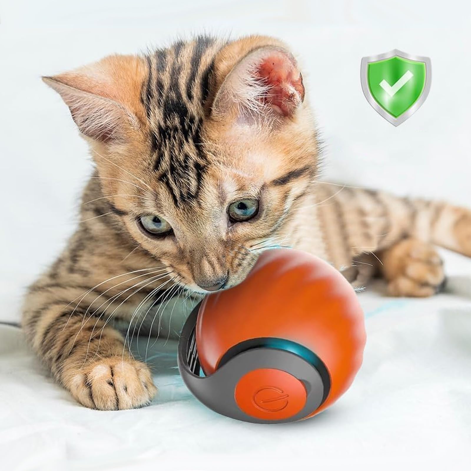 Speedy Tail Cat Toy, Speedy Tail 2.0, Automatic Moving Cat Toy Ball, Interactive Cat Toy For
