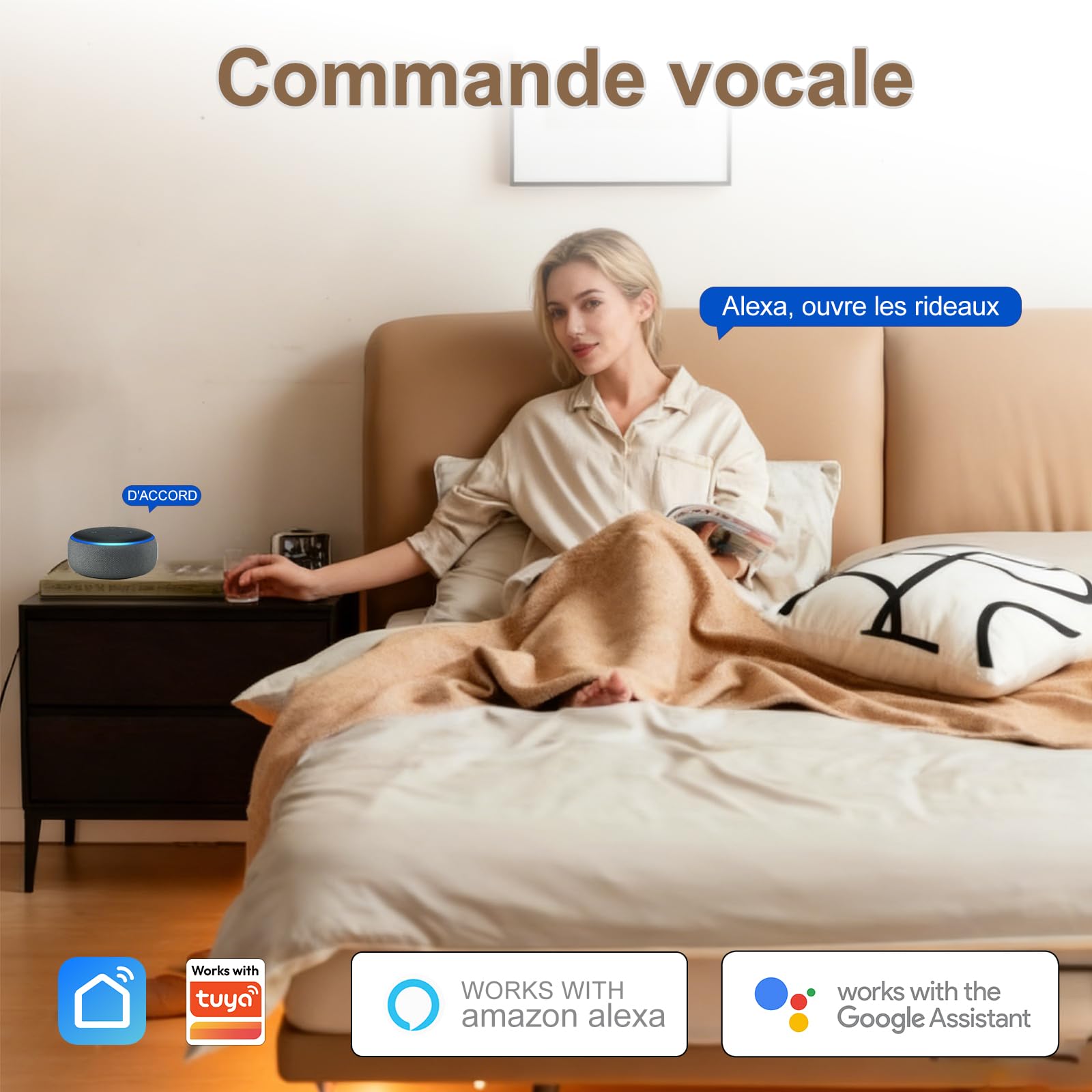Presa connessa WiFi Intelligente 16A, Controllo tramite App Mobile e Vocale, Compatibile con Alexa e Google Home, Rete 2.4 GHz (4 pezzi set)