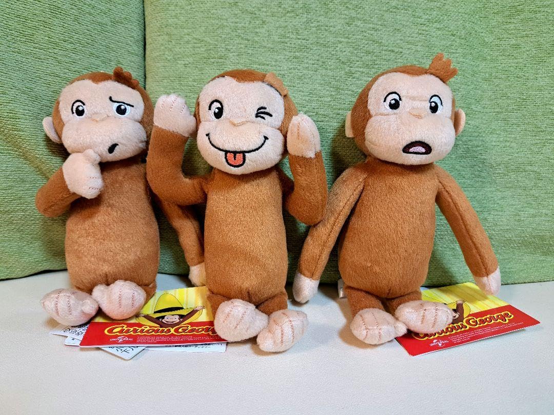 Amazon.co.jp: おさるのジョージ ぬいぐるみ 表情ころころ 全3種