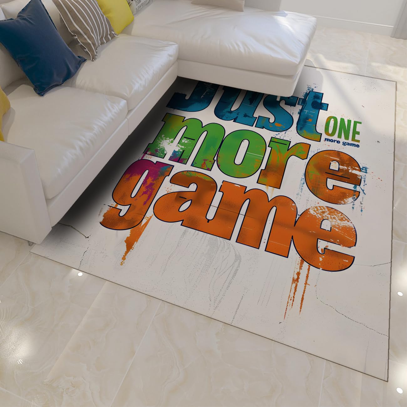 Tapis antidérapant 60x90cm lavable pour sécuriser la salle de jeux