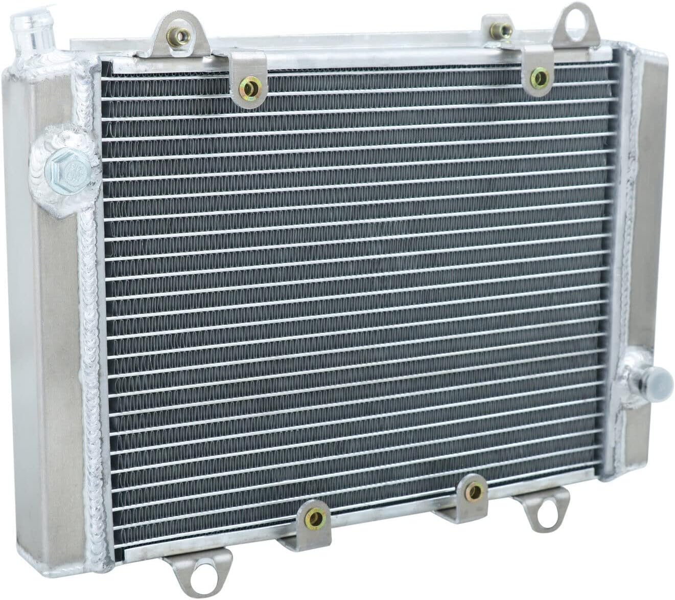 Full Aluminum Radiator Compatible for 2005-2010 Kawasaki KVF650丨2004-2006 KVF700 Prairie 700