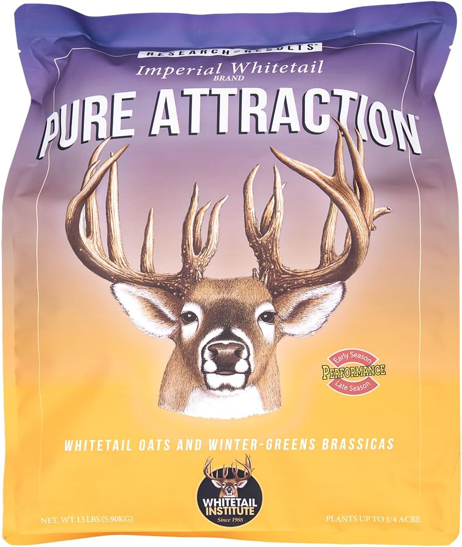 Whitetail Institute Pure Attraction Food Plot Seed .25 Acres or 13 lbs.