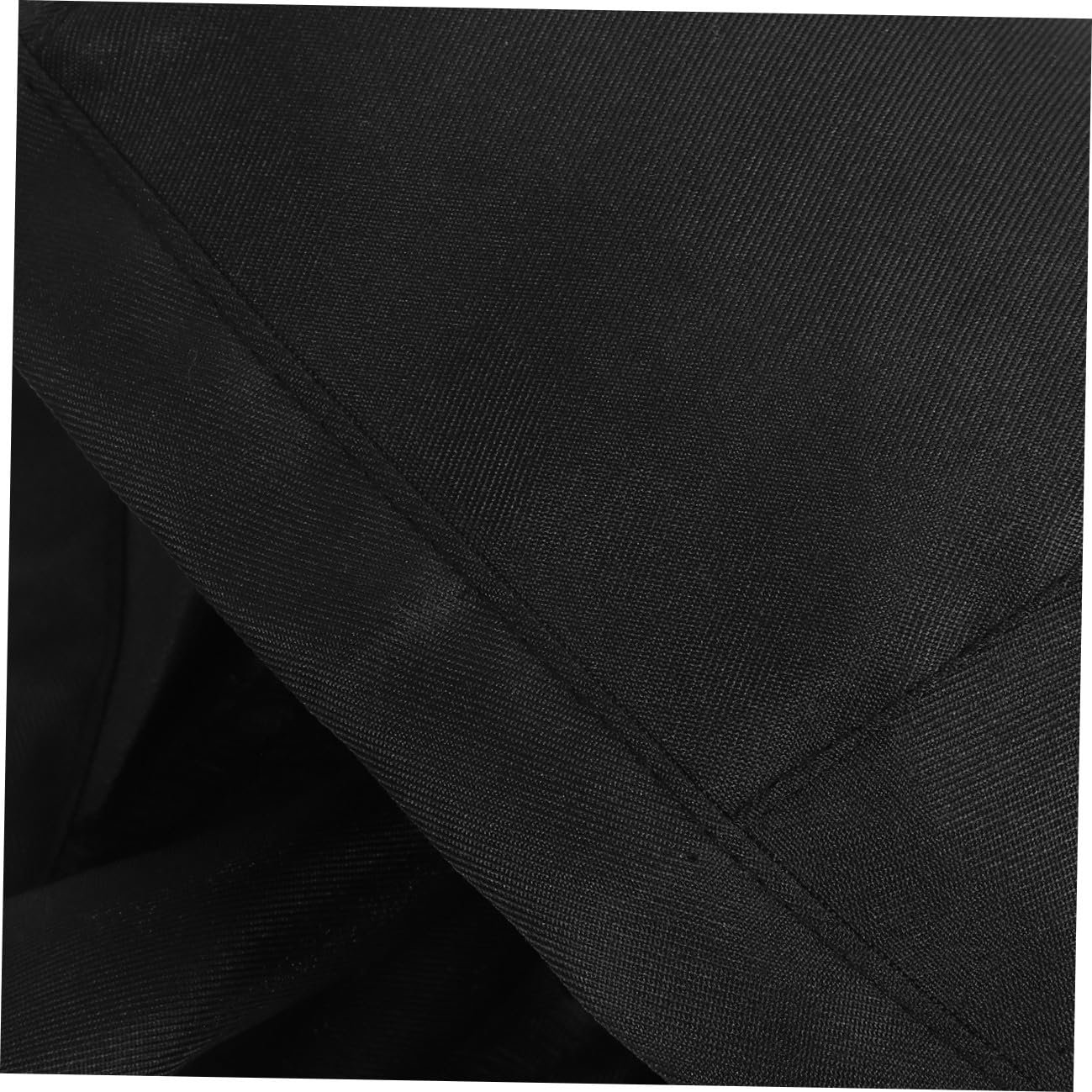 BESPORTBLE 12 Piezas Gorros de Chef Negros Transpirable Turbantes de Cocina Unisex Uniformes para Profesionales y Estudiantes de Hostelería