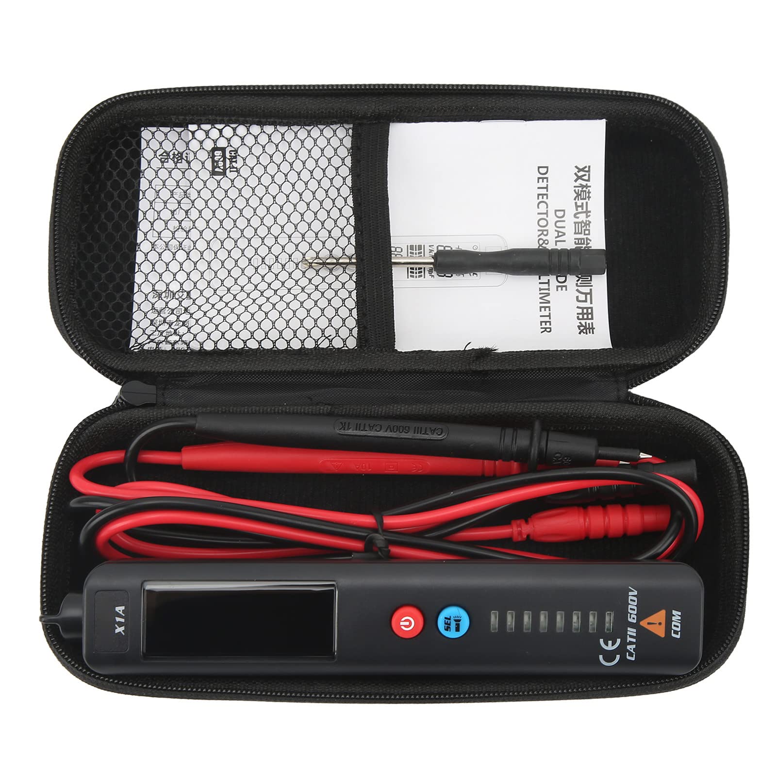 YWBL-WH Digitalmultimeter, ABS Stiftmultimeter mit Dual Mode für Elektronik