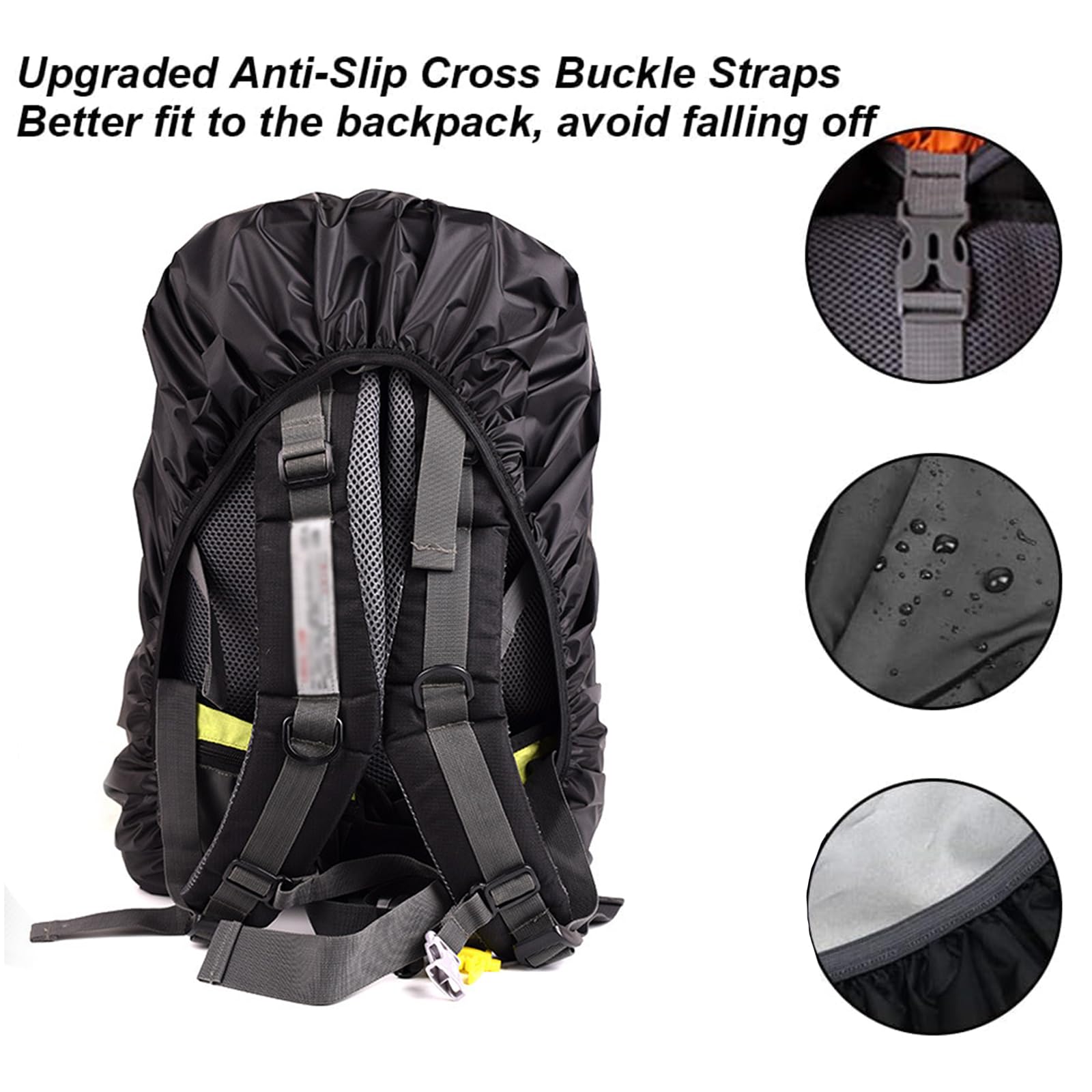 Nylon Anti-poussière Imperméable Housse De Pluie Réfléchissant Walker