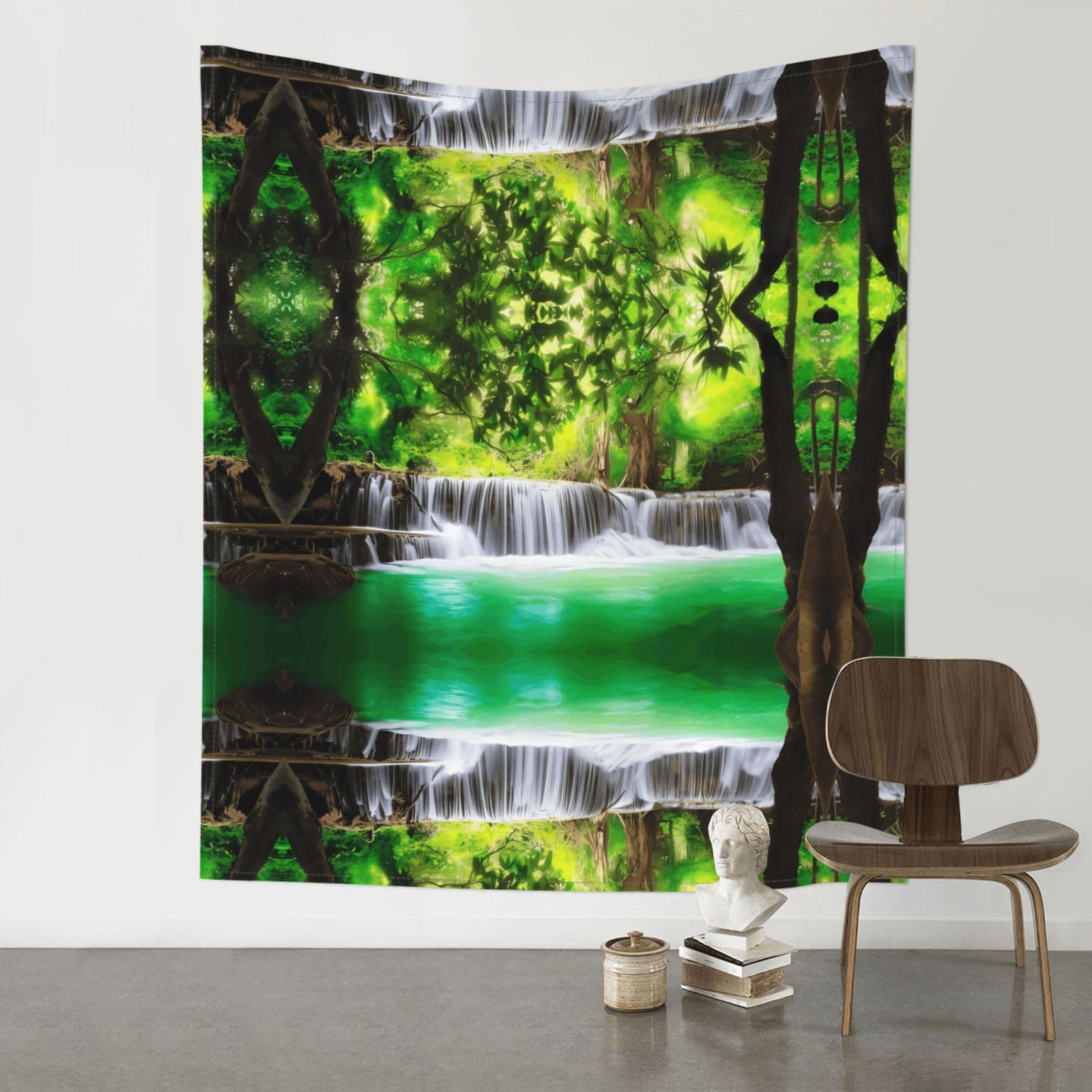 YYHWHJDE Natural jungle scenery Prints 60x51in Wall Tapestry – Boho Decor Throw Blanket for Bedroom, Dorm, Beach Cover, Picnic & More