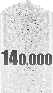 140,000Pcs Vase Filler for Centerpieces Vases | Clear Vase Filler Beads for Soilless Planting, Fragrance Diffusion, Floating Candle Holding | Non-Toxic Beads for Party Home Decoration