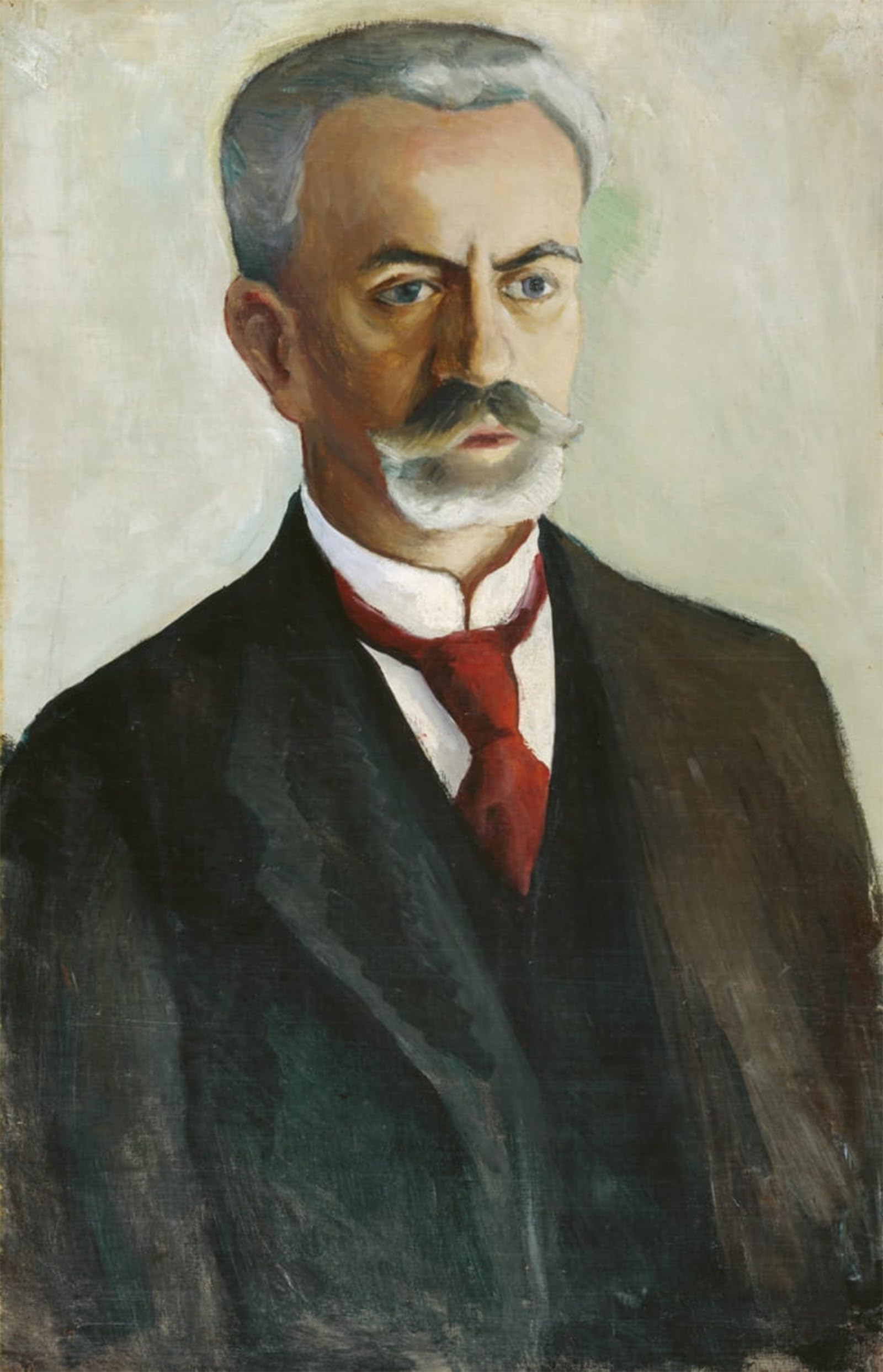 ARTXLXXBN Famous Art Print Poster Vintage Wall Art Portrait Bernhard Koehler by August Macke Canvas Art Poster for Home Decor 60x90cm