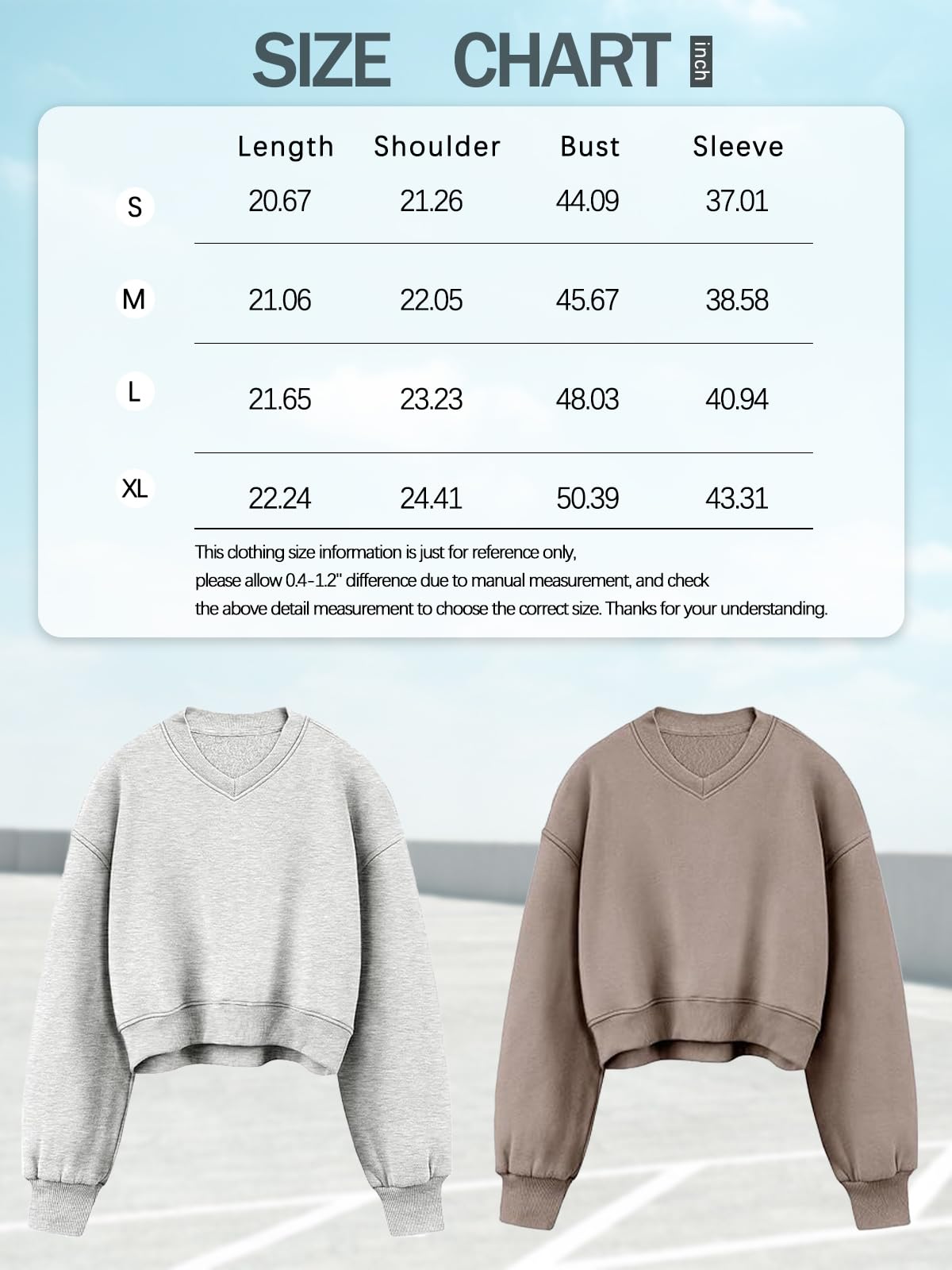 Damskie przycięte bluzy z długim rękawem sweter polarowy krótkie topy estetyczny modny trening dekolt w serek przycięte bluzy na co dzień wygodny przycięty sweter trening nastolatka ubrania