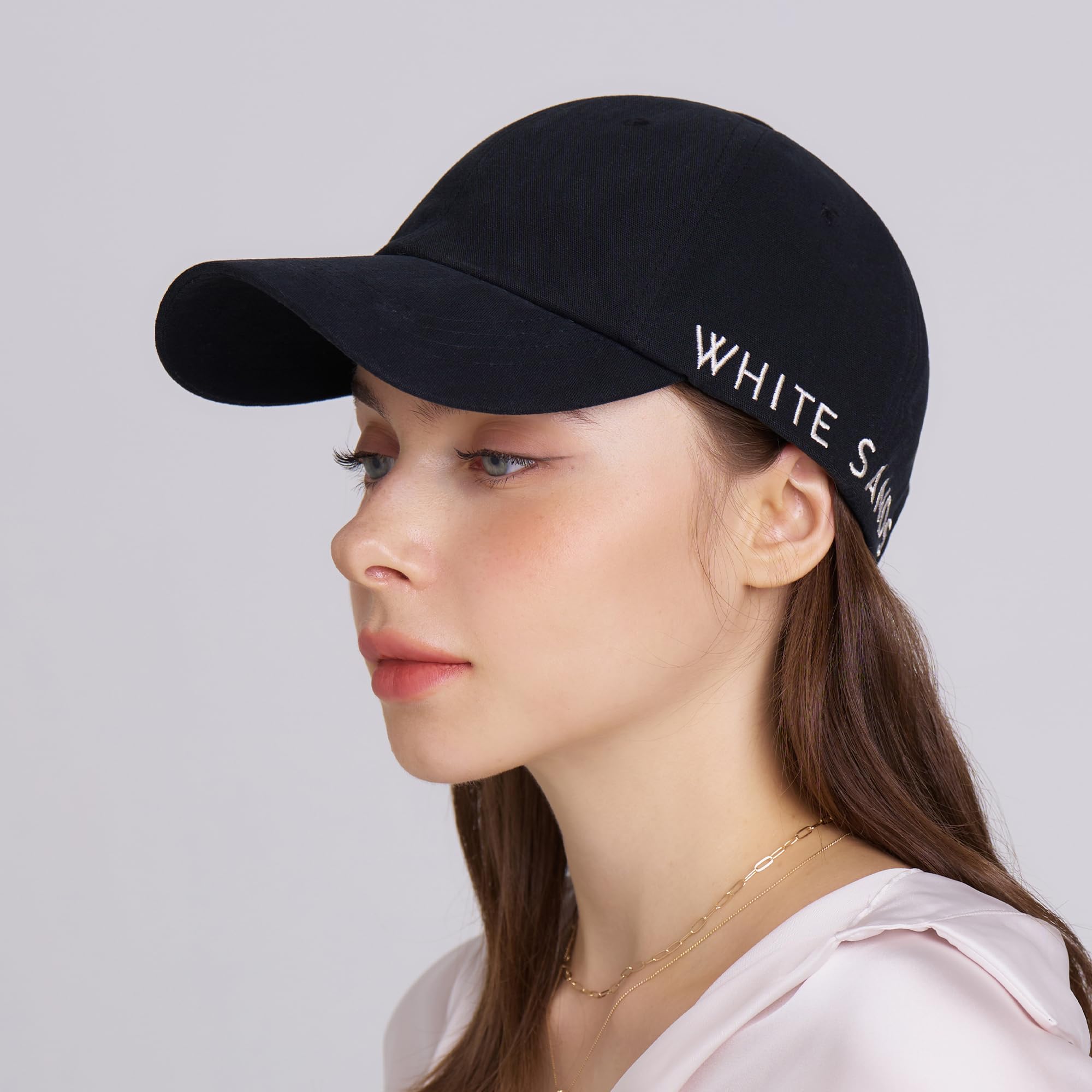 Unisex Schriftzug Logo Stickerei Ball Cap Luca
