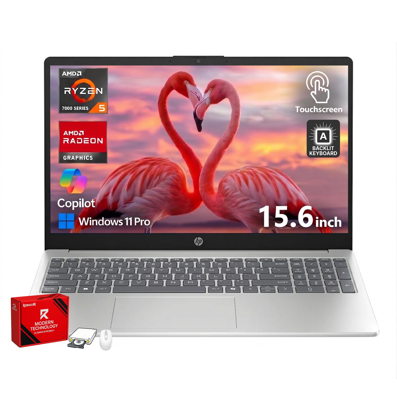 HP 15.6in FHD IPS Touch Laptop 64GB RAM 2TB SSD for Business & Students