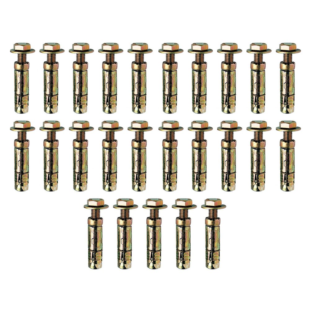 Charles Watson Pack 25 M16 X 30Mm Loose Bolt Shield Anchor Heavy Duty Wall Plug