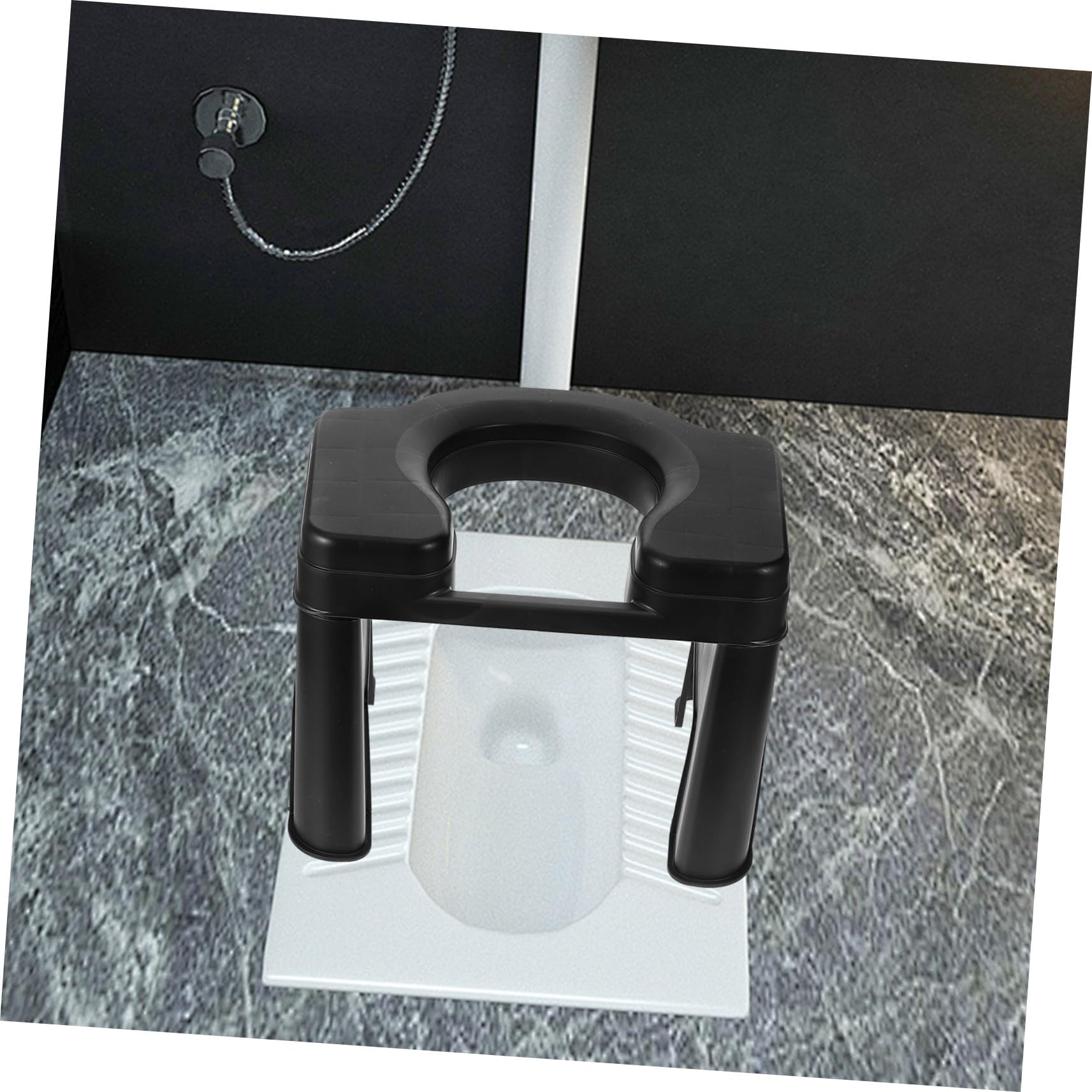 Igienico per bagno antiscivolo, 26,5 cm, senza BPA, ideale per anziani e assistenza quotidiana, design Kakt, facile da pulire