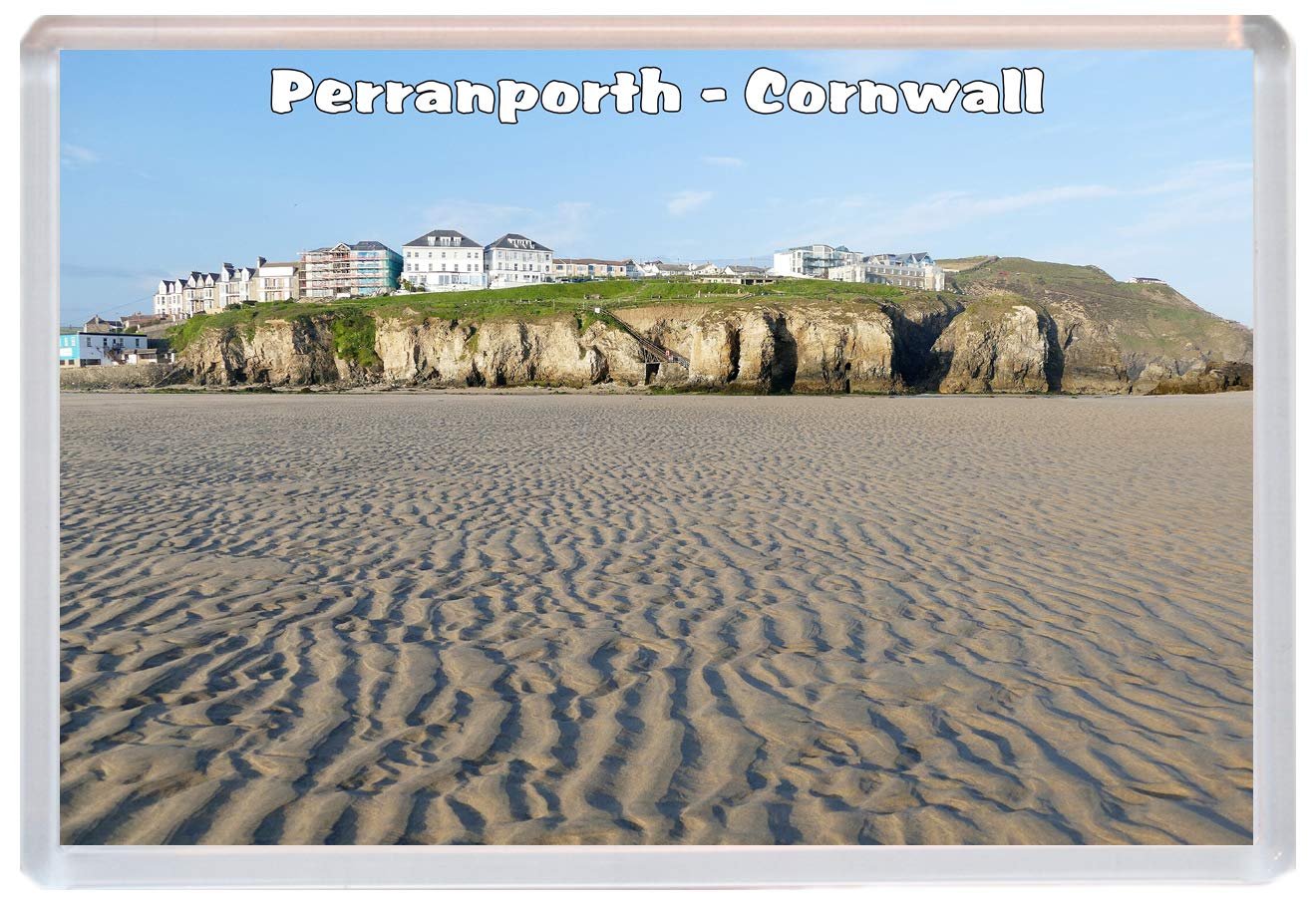 Baked Bean Store Perranporth - Cornwall - Jumbo Fridge Magnet Bbsm605