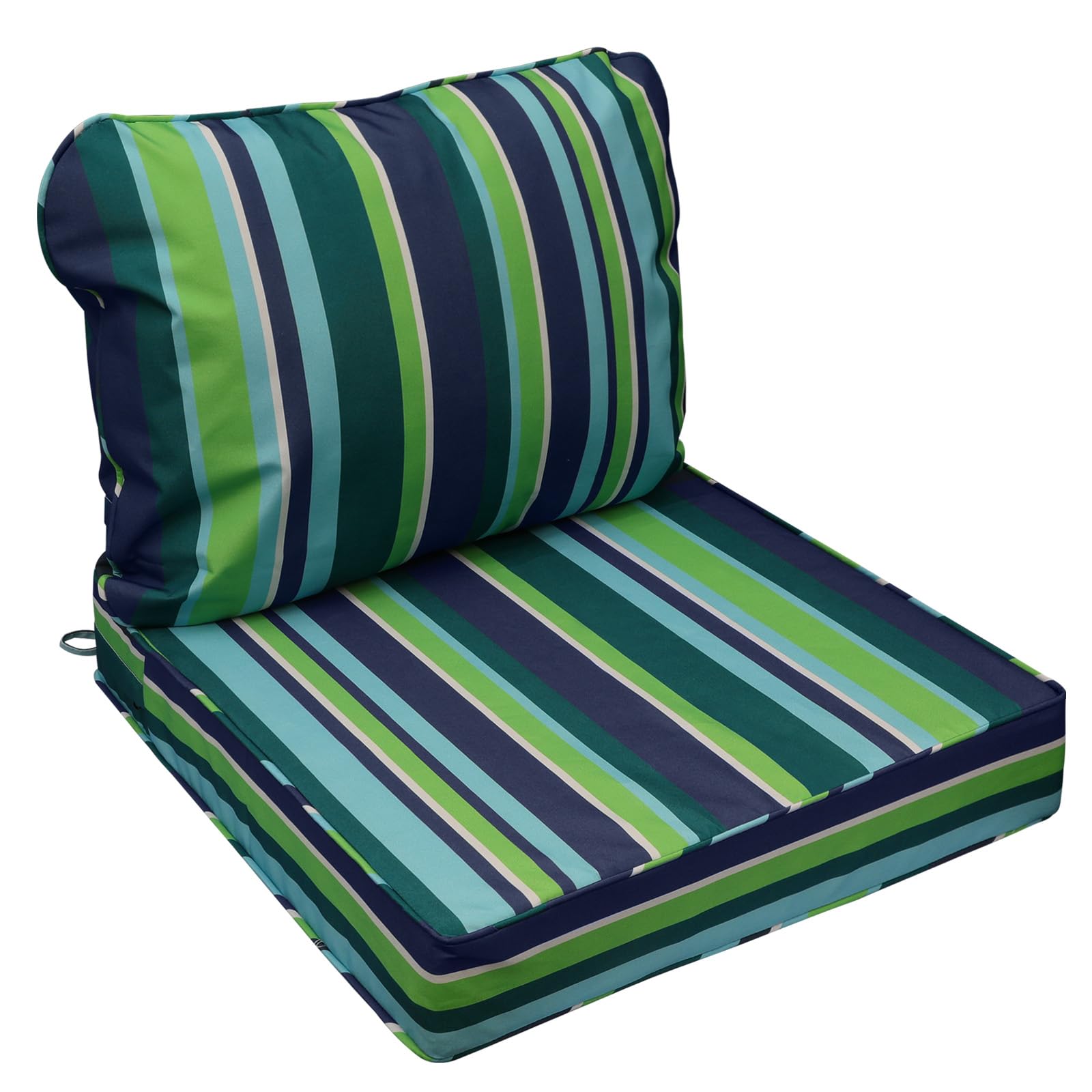 AAAAAcessories Outdoor Chair Cushions, 21 x 19 x 3 + 19 in, 1 Pack