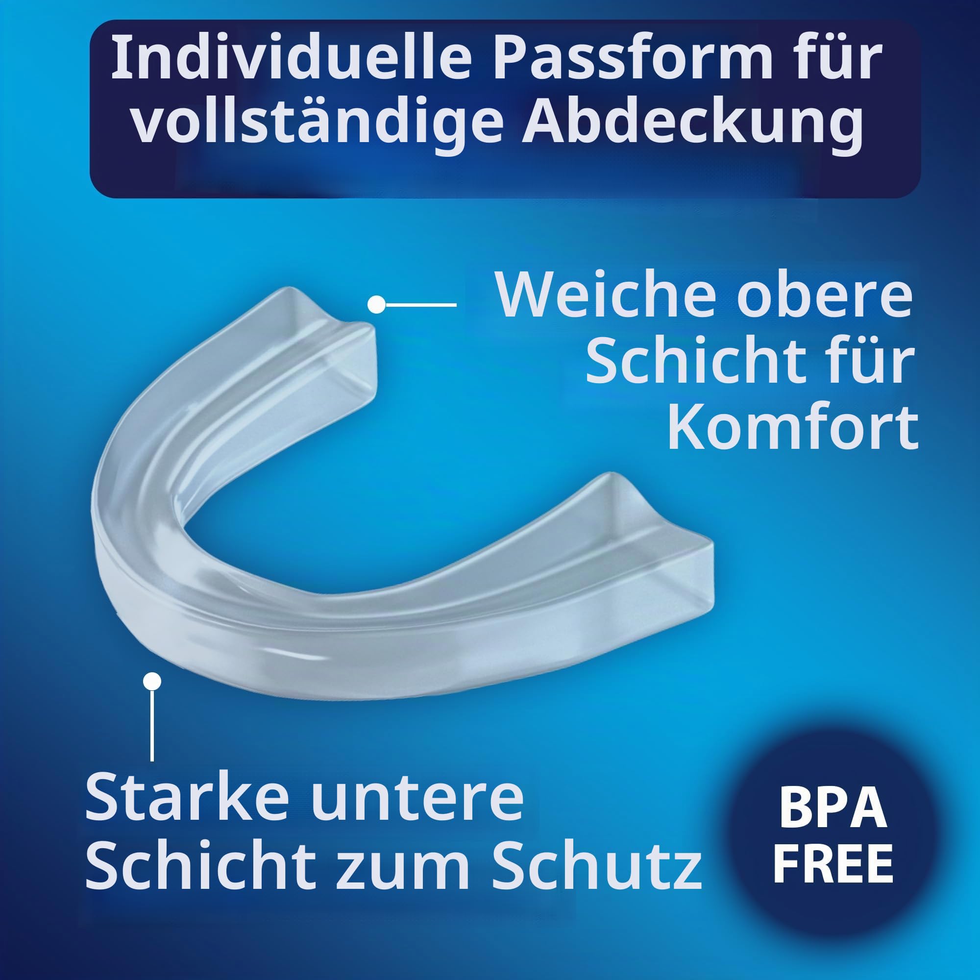DenTek Professionelle Passform Maximaler Schutz Mundschutz für Nächtliches Zähneknirschen