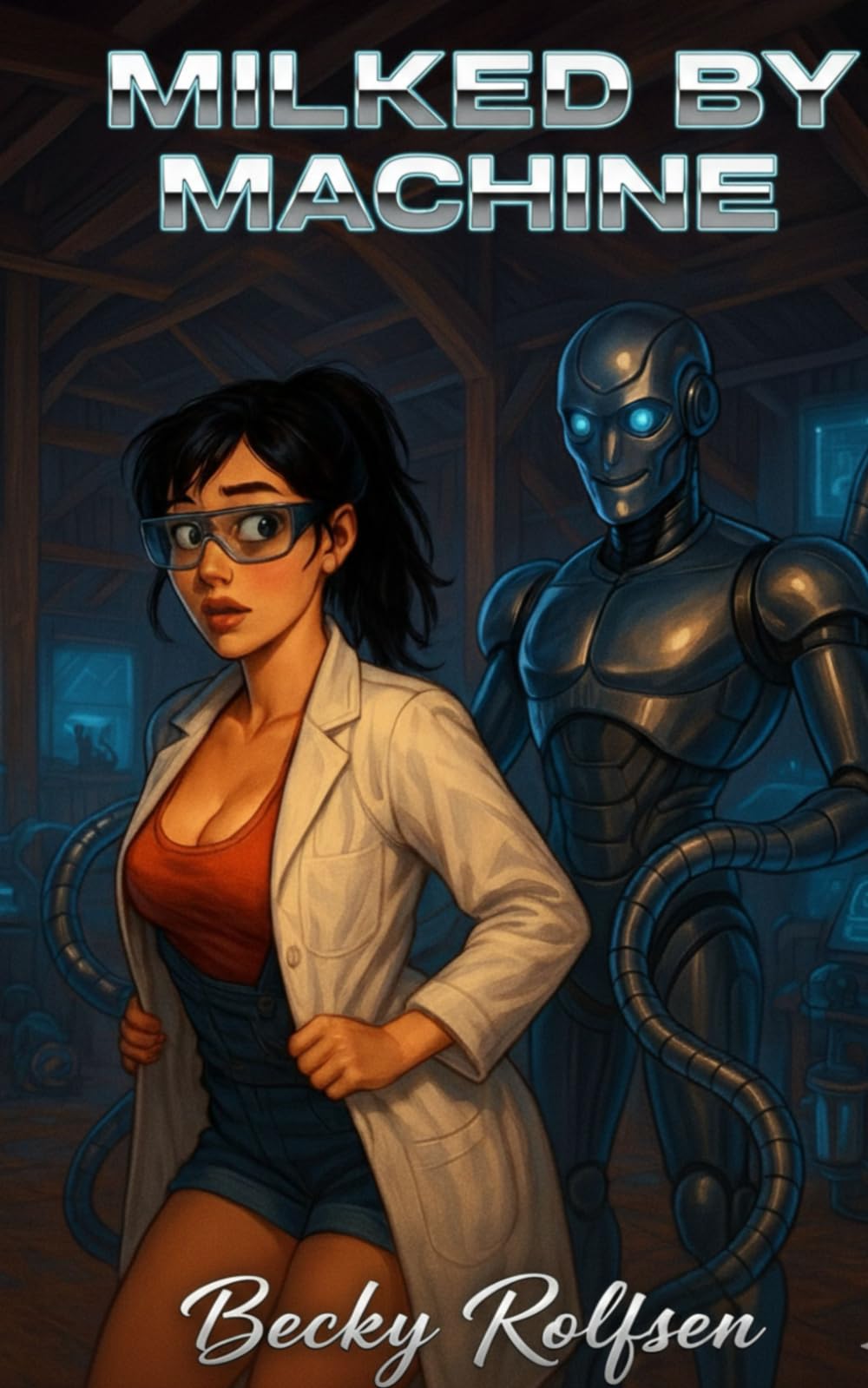Milked by Machine: A Hucow Inventor's Robot Romance - Erotic Sci-Fi Comedy
