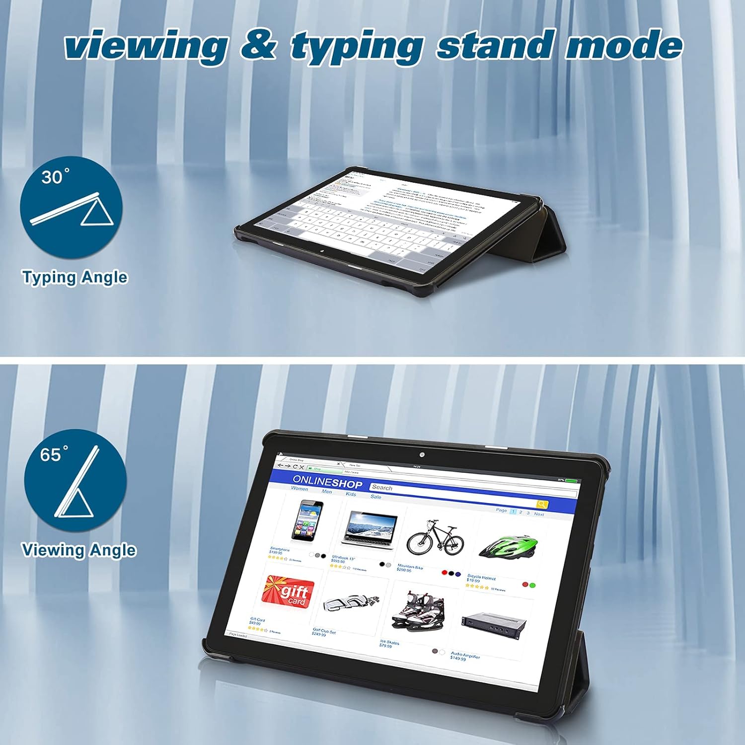 All New Fire HD 8 Tablet Case, Fire HD 8 Plus Tablet Case (8" 10 Generation, 2020 Release) - Ultra Light Slim Fit Protective Cover with Auto Wake/Sleep Black, Not Suit for Previous Generation : Electronics