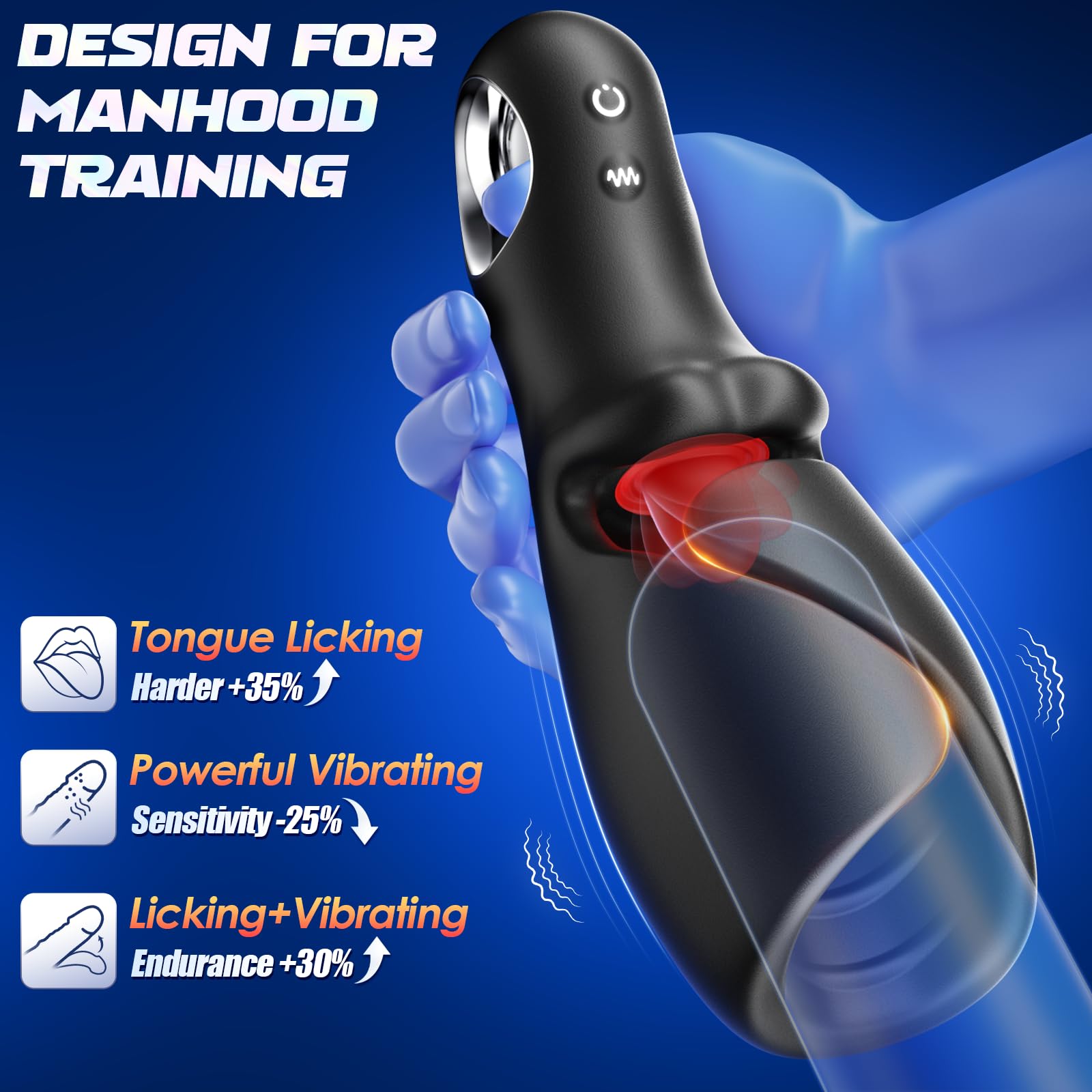 Amazon.com: EINSEO Male Sex Toys for Men Tongue Vibrator - Male Masturbator  AI Smart APP Control Pocket Pussy Stroker with Tongue Licking & 10  Vibrating Modes Penis Vibrator, Adult Male Sex Toys
