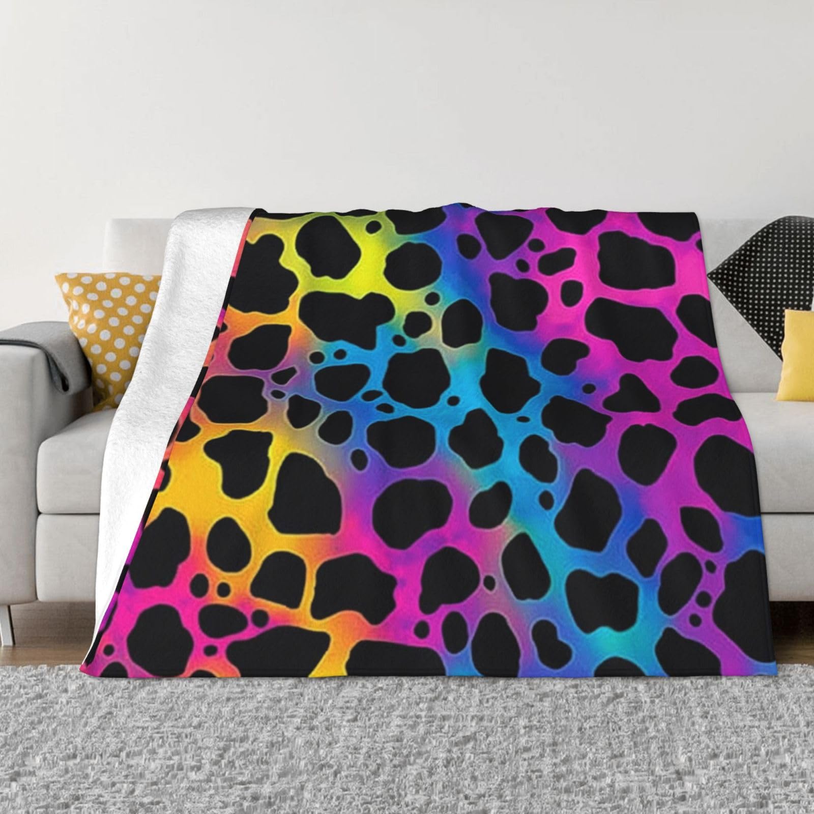 Couverture en polaire Mexpekil 76x102 cm douce pour lit et canapé