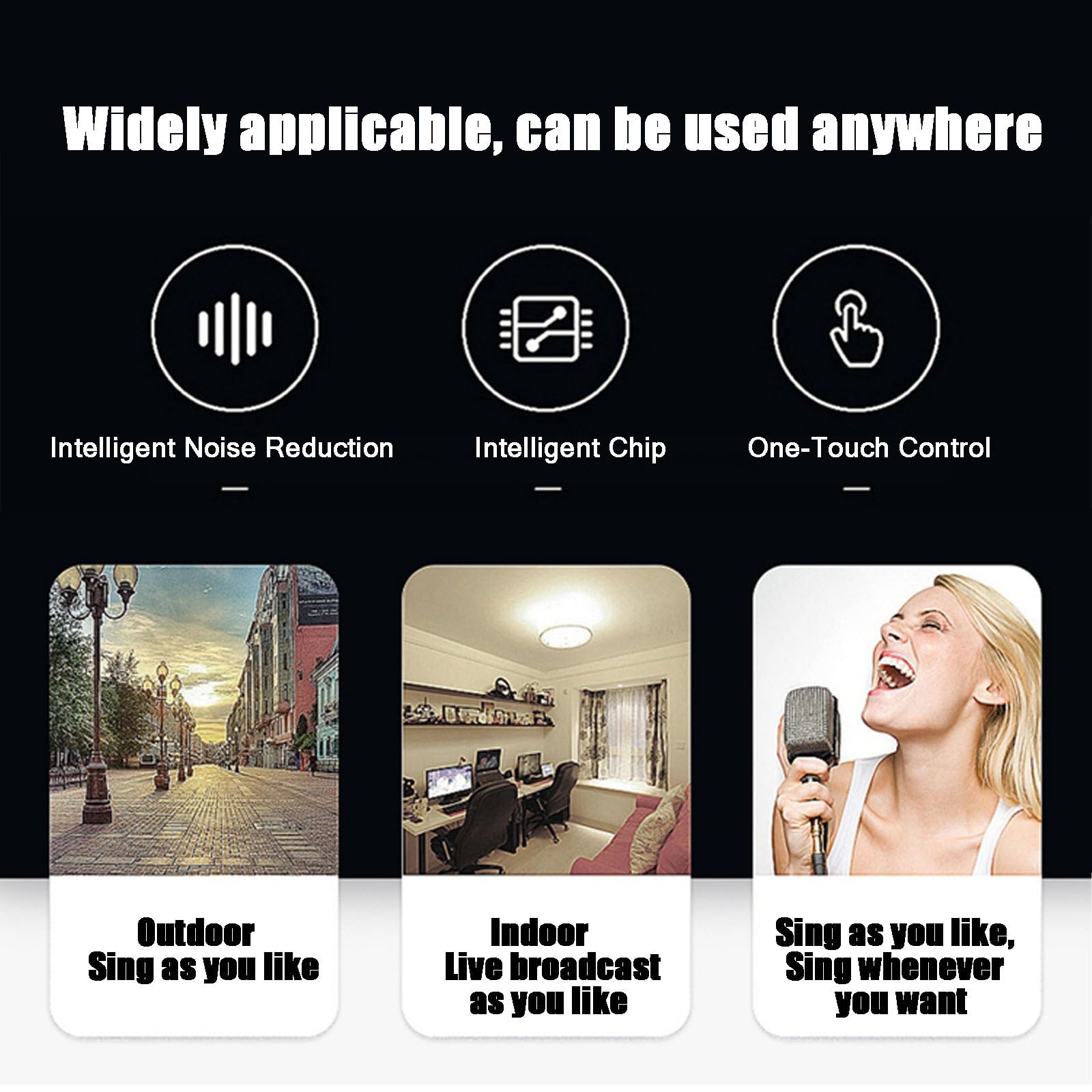 Soppressore Di Feedback, Processore Audio Digitale, 3-In 1-Out, Soppressore Di Feedback Del Microfono Wireless, Automatico Anti-Ululato, per Performance Sul Palco Conferenza
