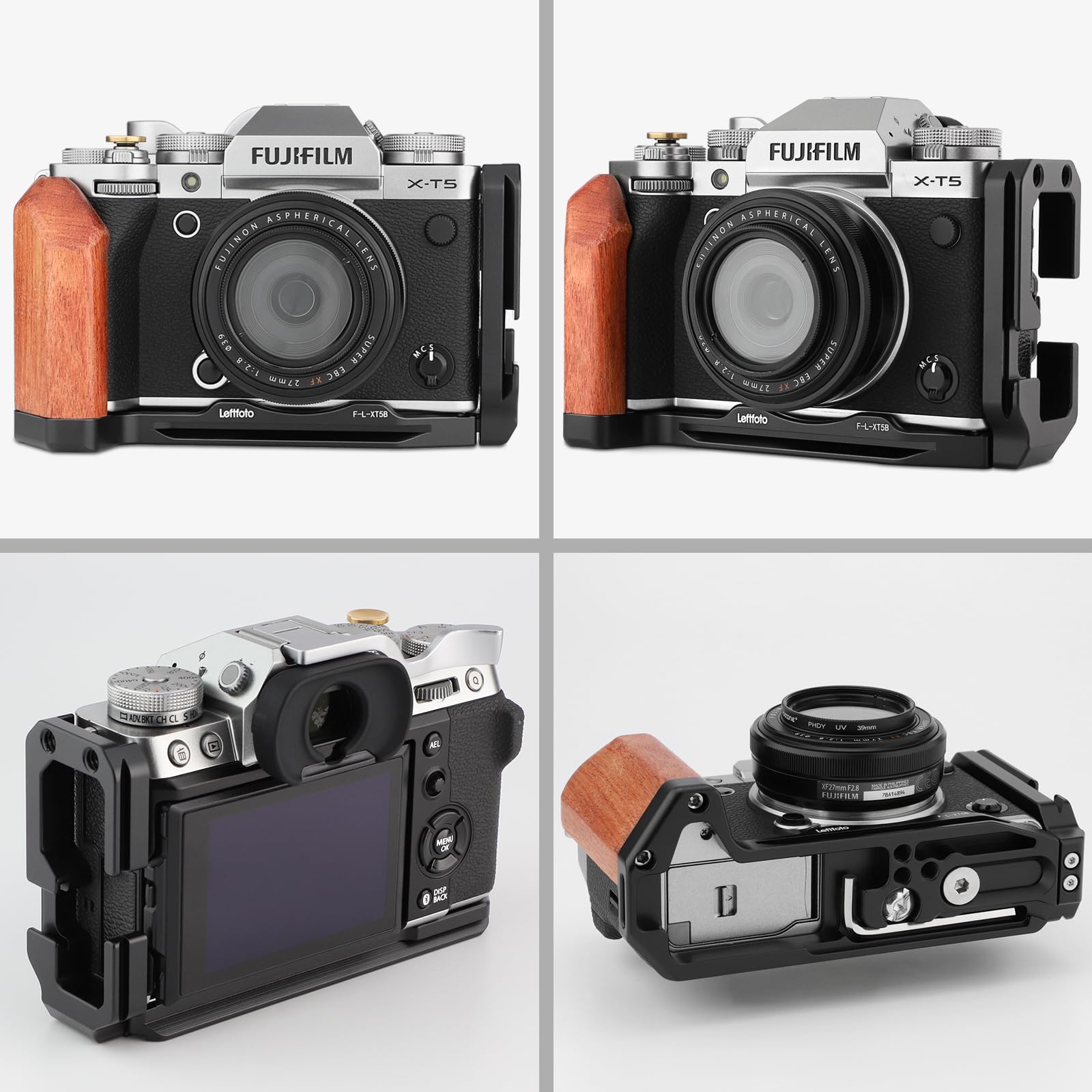 FUJIFILM X-T5 本体と付属品 L型グリップ Amazon | SmallRig FUJIFILM X-T5用L型グリップ 4136 | カメラ用
