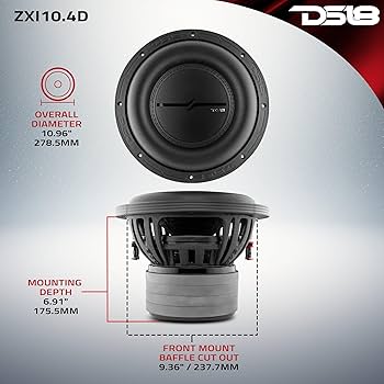 Amazon.com: DS18 ZXI10.4D 10 Inches High Excursion Car Audio