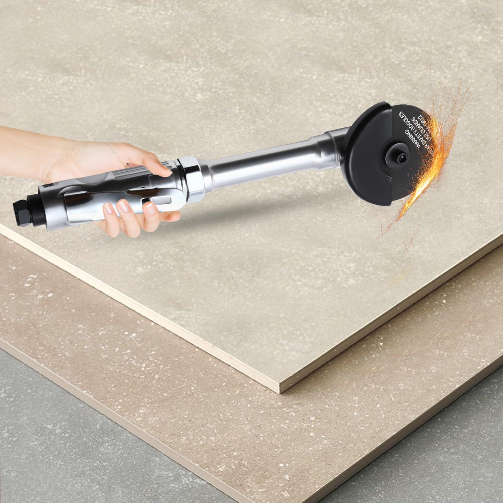 ZGEXING Air Cut off Tool, 3 inch Cut off Tool, Pneumatic Metal Sheet Cutting Tool,Used for Cutting Mmetal Sheet, Plastic Pipe