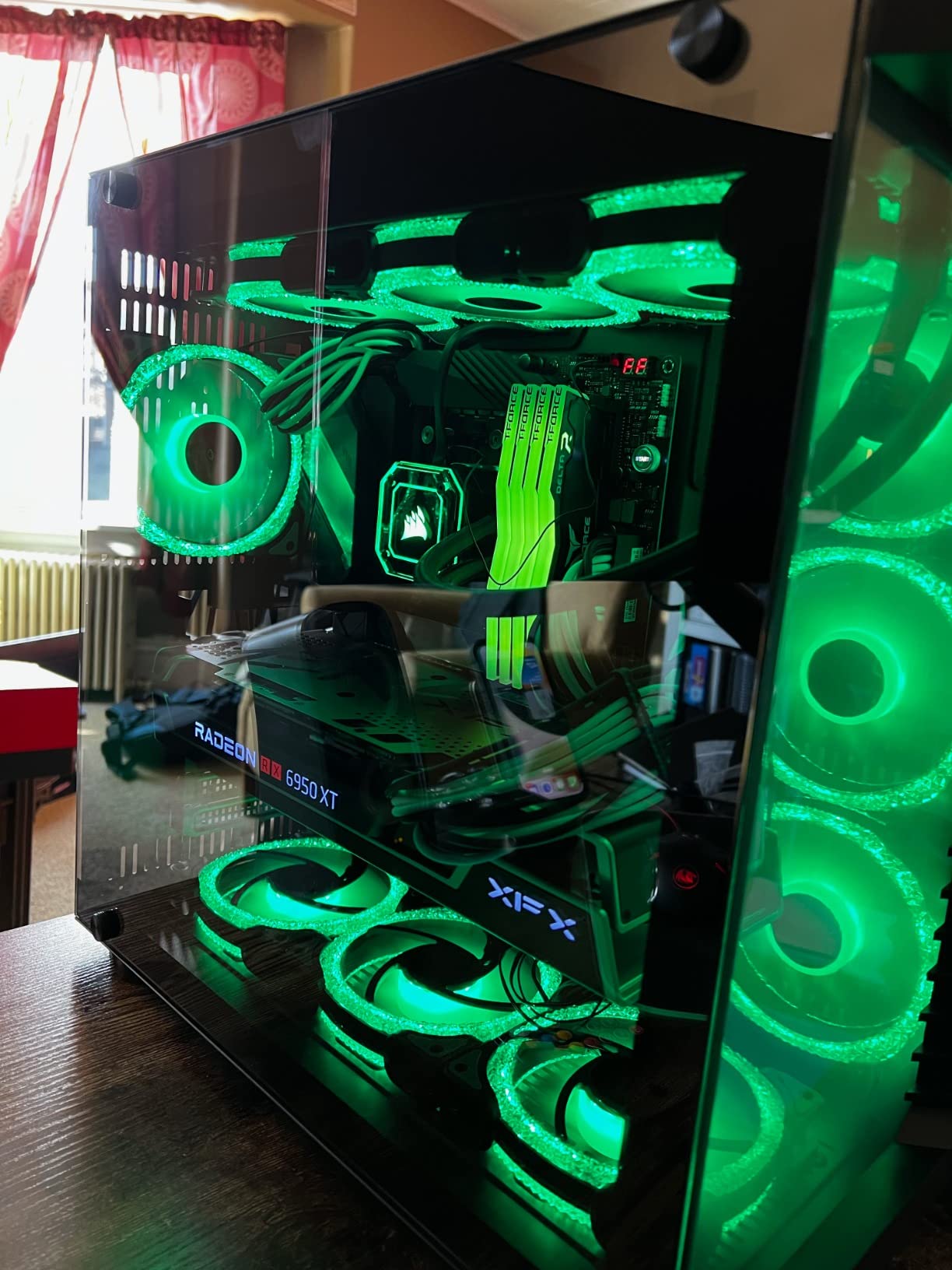 30/mo Finance SZSKYING ATX Computer Game mid Tower Gaming pc Case 3.