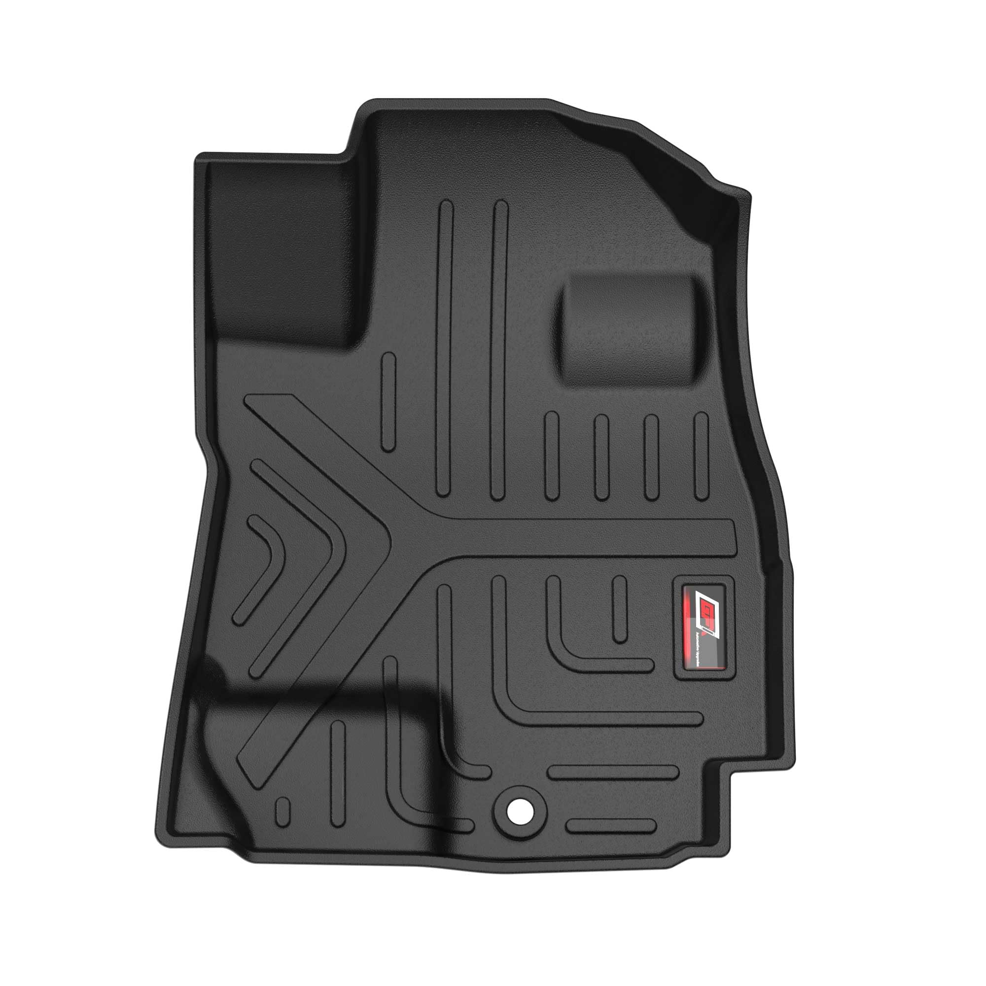 GFX Universal Car Floor Mat Black 3D | Premium Non-Slip Foot Mat Compatible with TATA Curvv EV (Model - 2024) Onward | Anti-Tear, All-Weather, Waterproof & Durable Car Mate for Long-Lasting Protection - Image 5 thumbnail