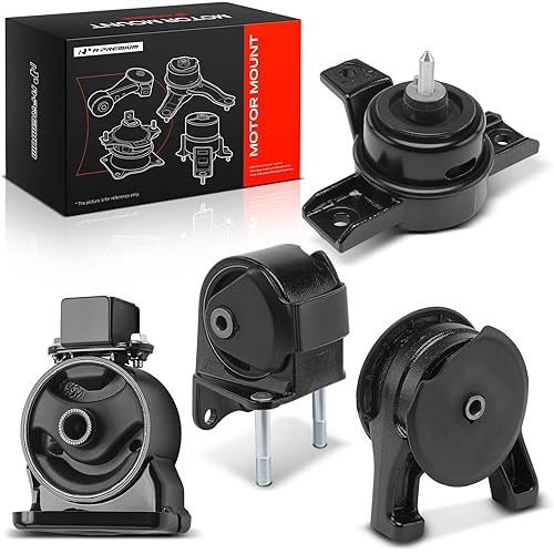 A-Premium 4PCS Engine Motor Mount and Transmission Mount Set [FWD] Compatible with Kia Sorento 2011-2013 & Hyundai Santa Fe 2010-2012, 2.4L 3.5L, Replace# 219302P200, 219302P000