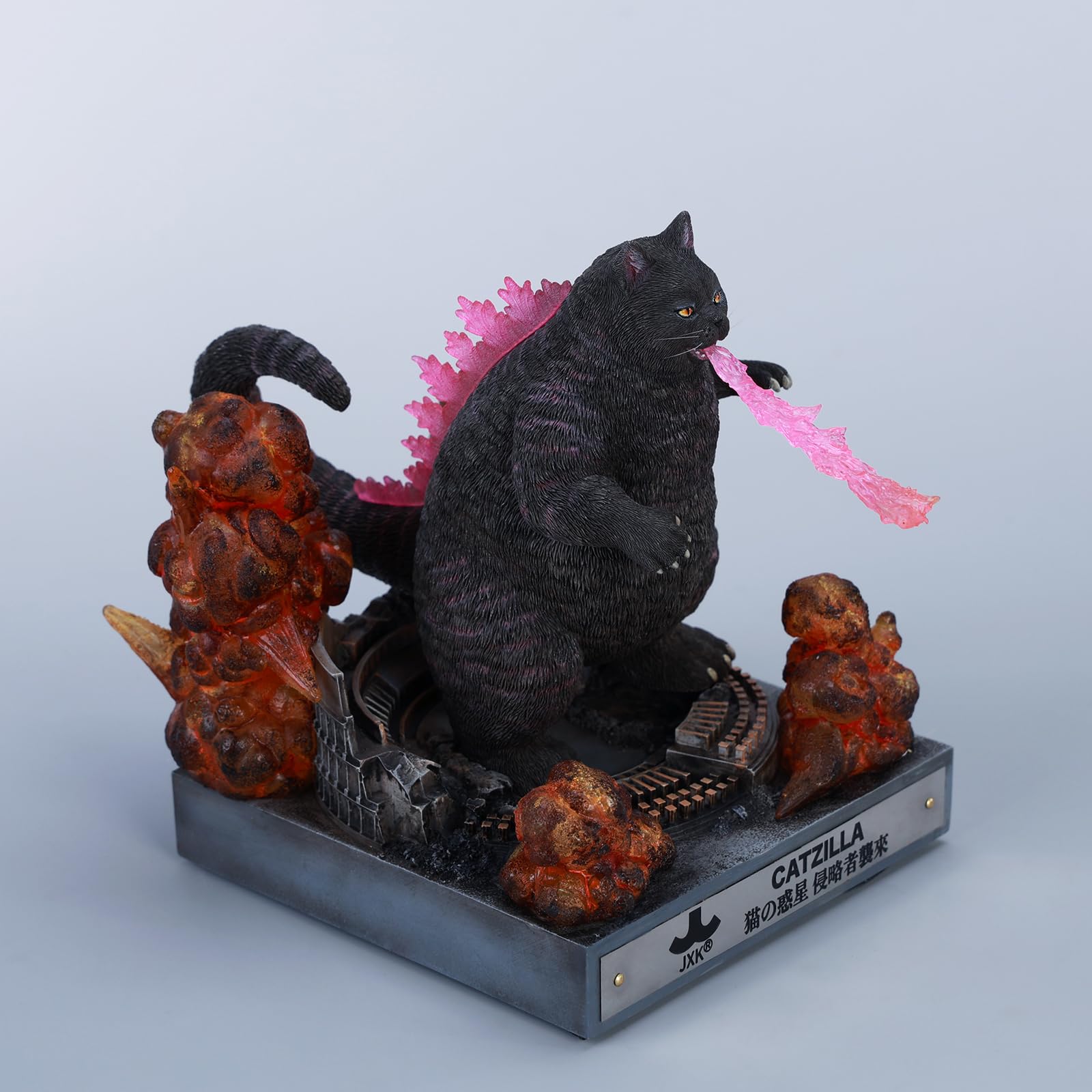 Amazon.com: JXK MMOS X Catzilla Statue for Home Decor Meowzilla