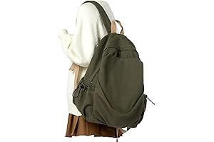 Versatile mygreen Backpack: Lightweight Casual Canvas Companion