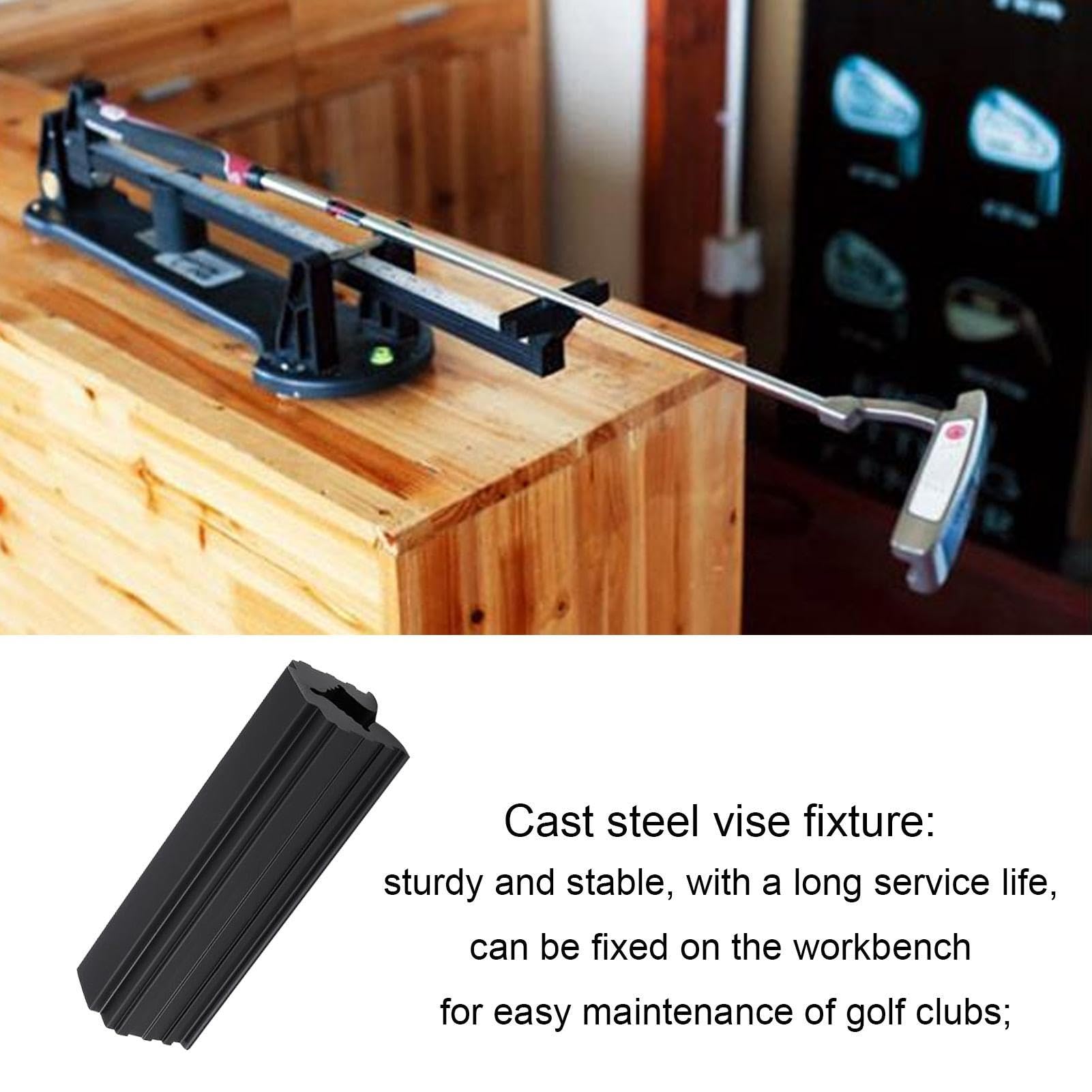 Kaxenig Morsetto per morsa in Gomma con Impugnatura da Golf | Morsa da Tavolo, morsa in Gomma per regripping da Golf - Strumento Professionale per la Sostituzione 'Impugnatura da Golf, Strumento