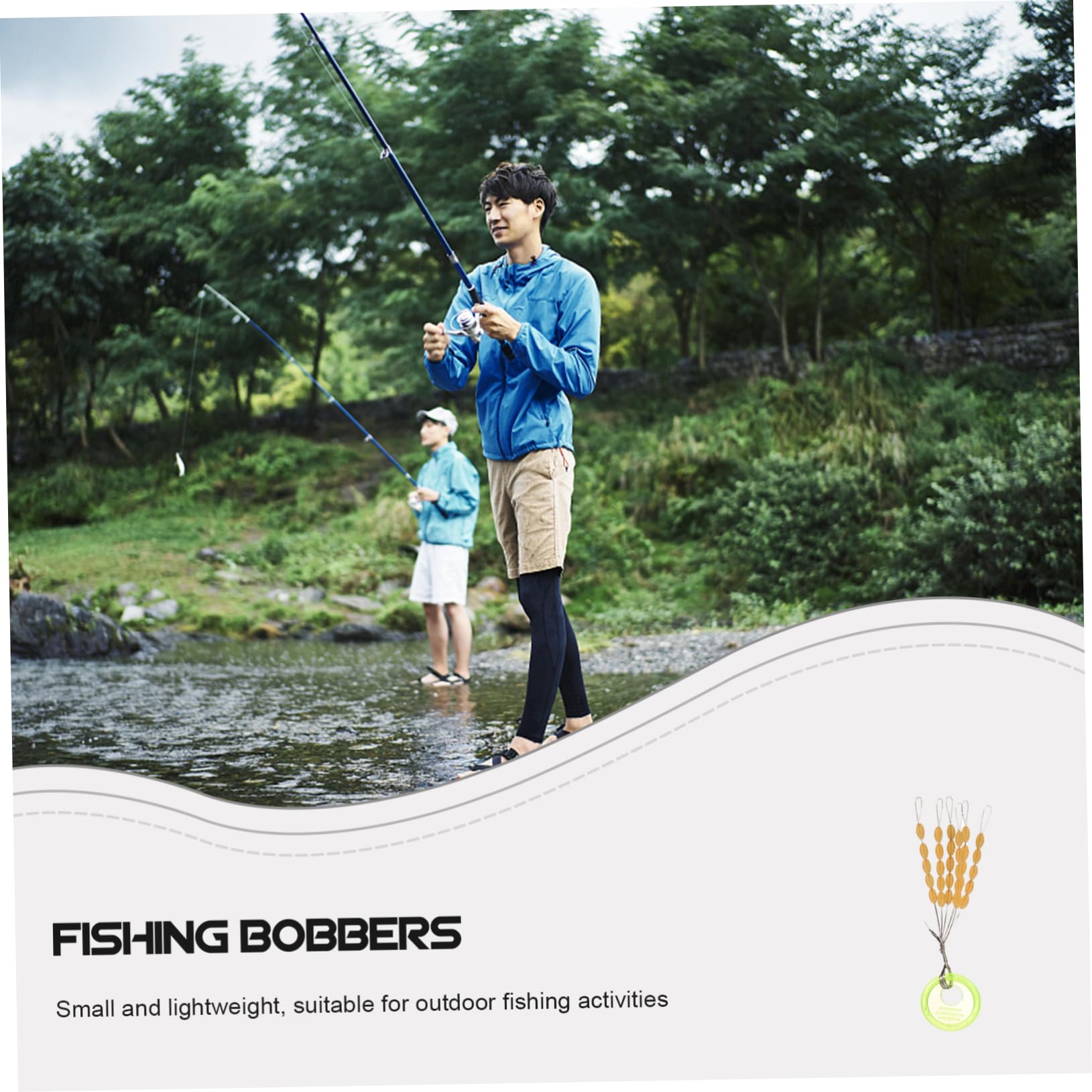 HEMOTON 5 Ensembles Accessoires Flottants Poisson Flotteur De Pêche Matériel De Pêche S'arrête Pêche À Flotter Bouchon Plombs Flotteurs Plastique 60 Pièces * 5