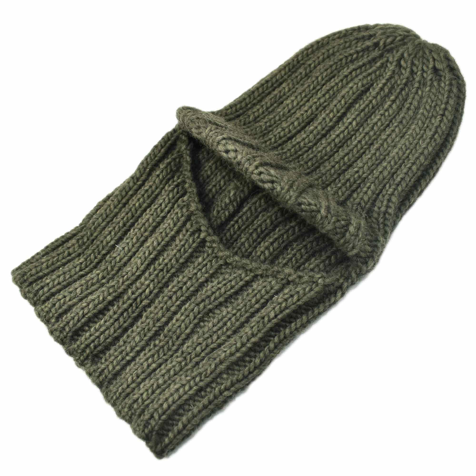 Melegari Gorro de punto Balaclava, Presolana | Pasamontañas Pesado | Gorro de Montaña Pesca y Caza | Fabricación Italiana | Unisex