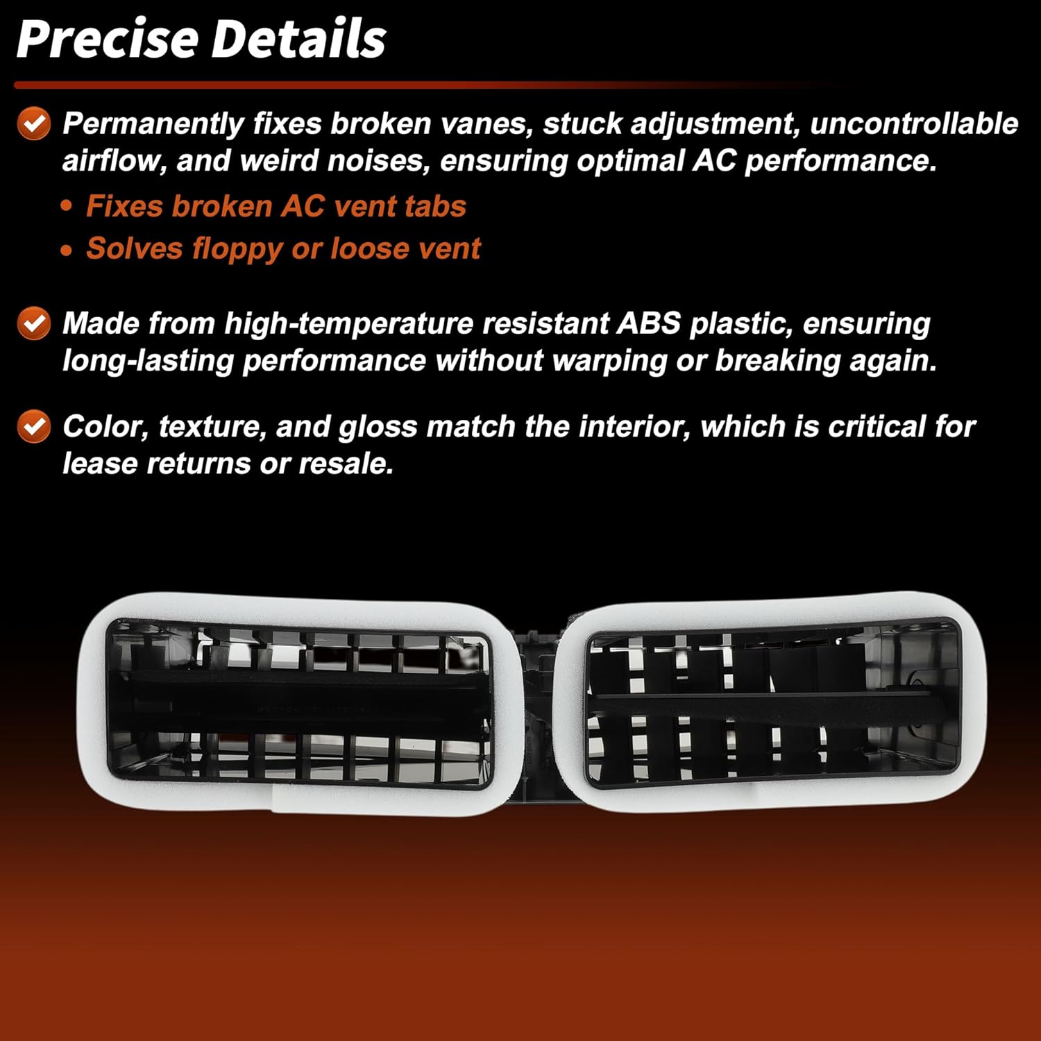 No.5567053010 Dashboard Air Vent Outlet Panel W/Grille for Lexus IS350 IS250 2006-2009 Center Console A/C Dash Air Vent Trim Panel for Lexus IS F 2008-2009