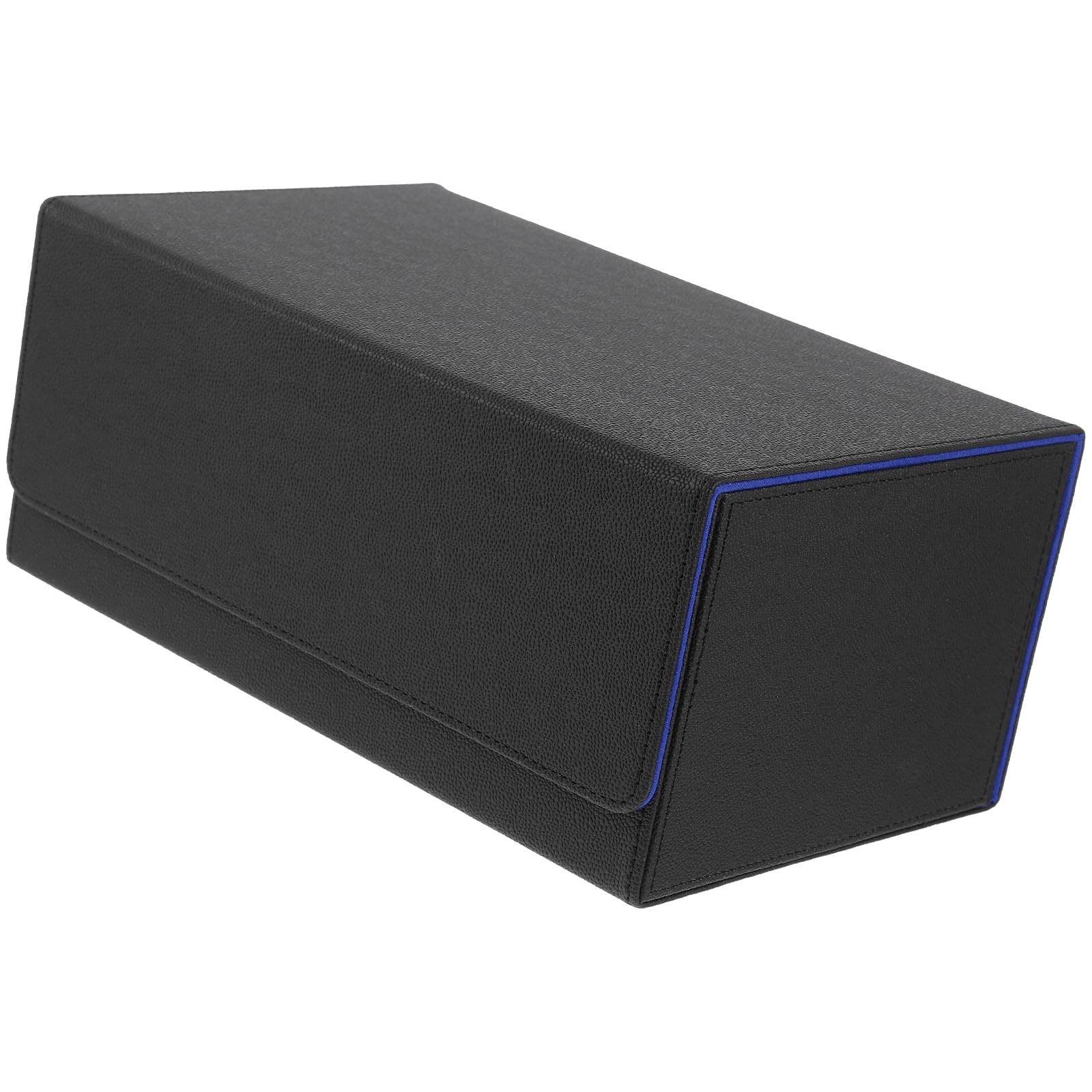 FOMIYES Magnetische Sammelkarten Aufbewahrungsbox aus Pu Leder mit Fächern und Deckel Multifunktionaler Spielkartenhalter für Tcg und Sportkarten Verschleißfestes Etui für Zuhause und
