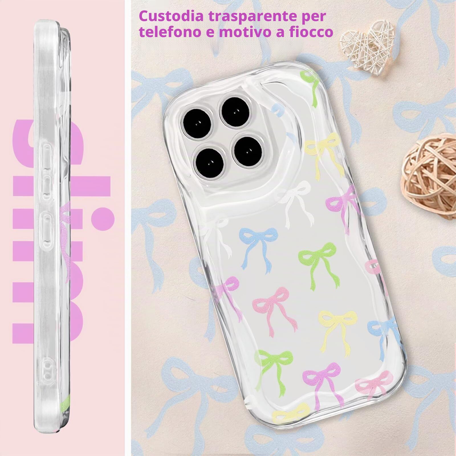 YANJIEER ESONG Cover Cuore per Honor 400 Lite, Custodia Sottile Silicone Motivo Leopardato Aesthetic Elegante Dolce e Moda per Ragazze Donne, Morbida in TPU Antiurto Slim Case Nero