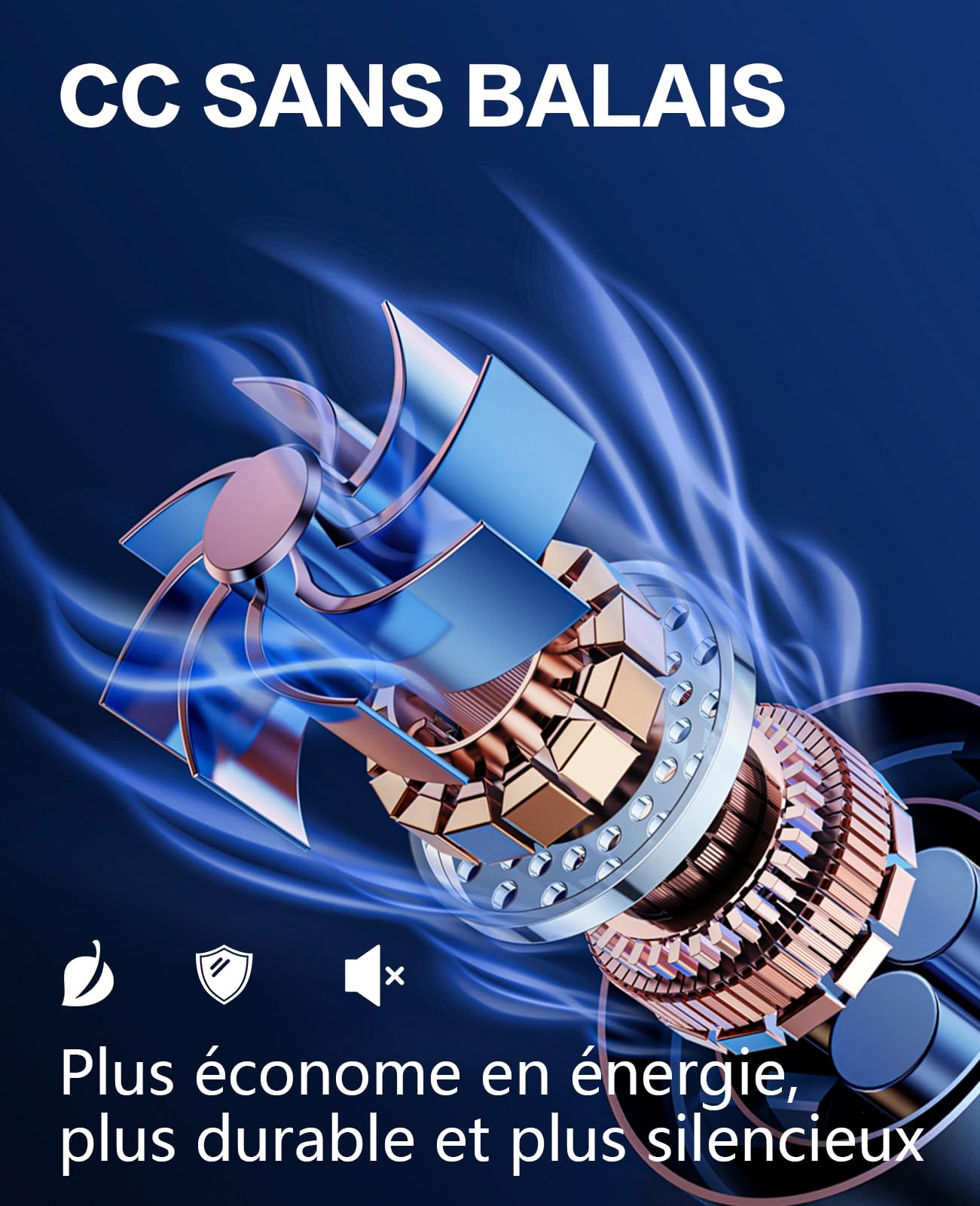 Mini Souffleur Sans fil Puissant, 200000 TR/Min Petit Souffleur Portable, souffleur air comprimé à 3 Vitesses avec Batterie 6000 mAh pour Nettoyage PC/Voiture