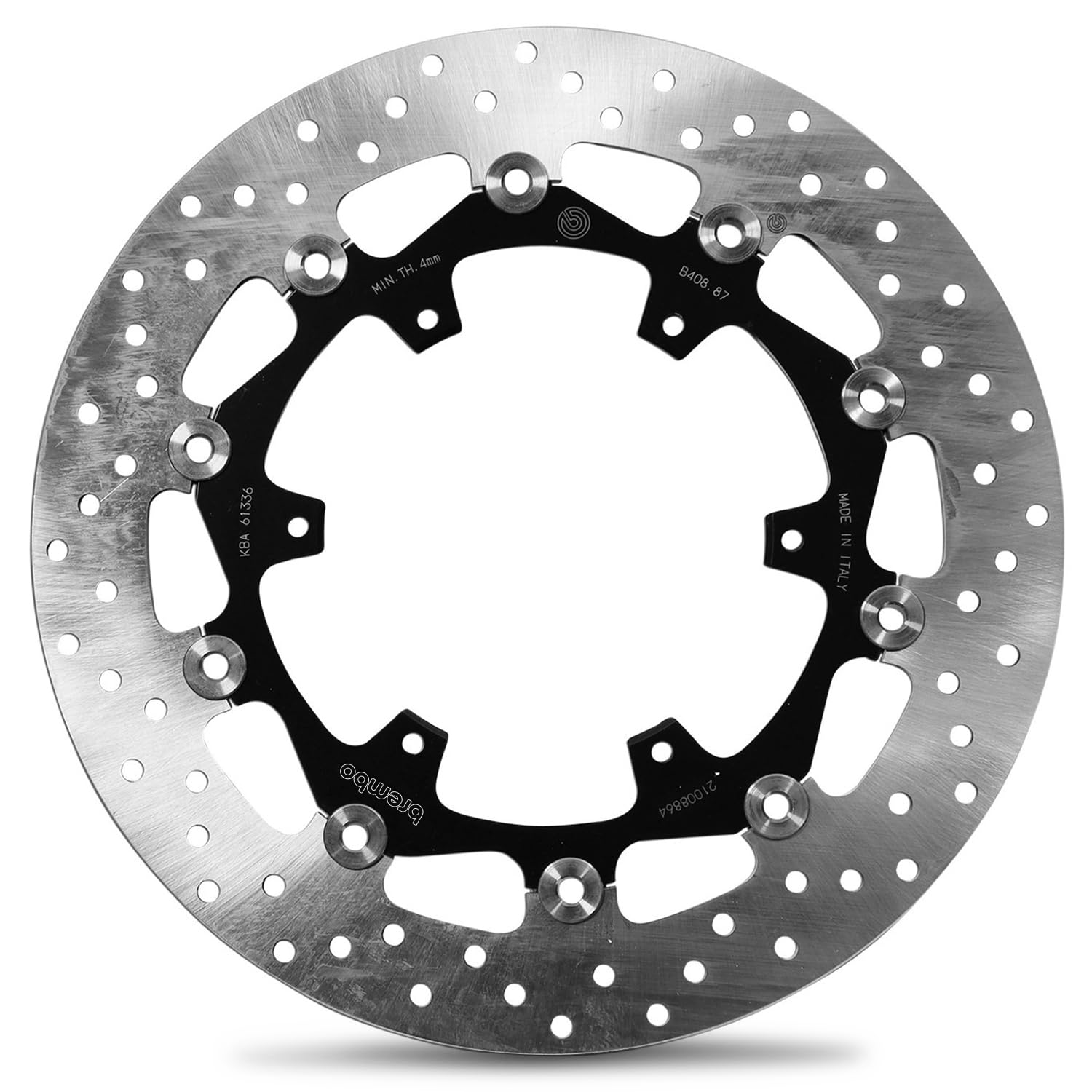 BREMBO Disco de freno Ø320mm Espesor: 4,5mm Espesor: 4.5mm perforado disco de freno de dos piezas flotante 78B40887 Compatible con KTM MOTORCYCLES ADVENTURE