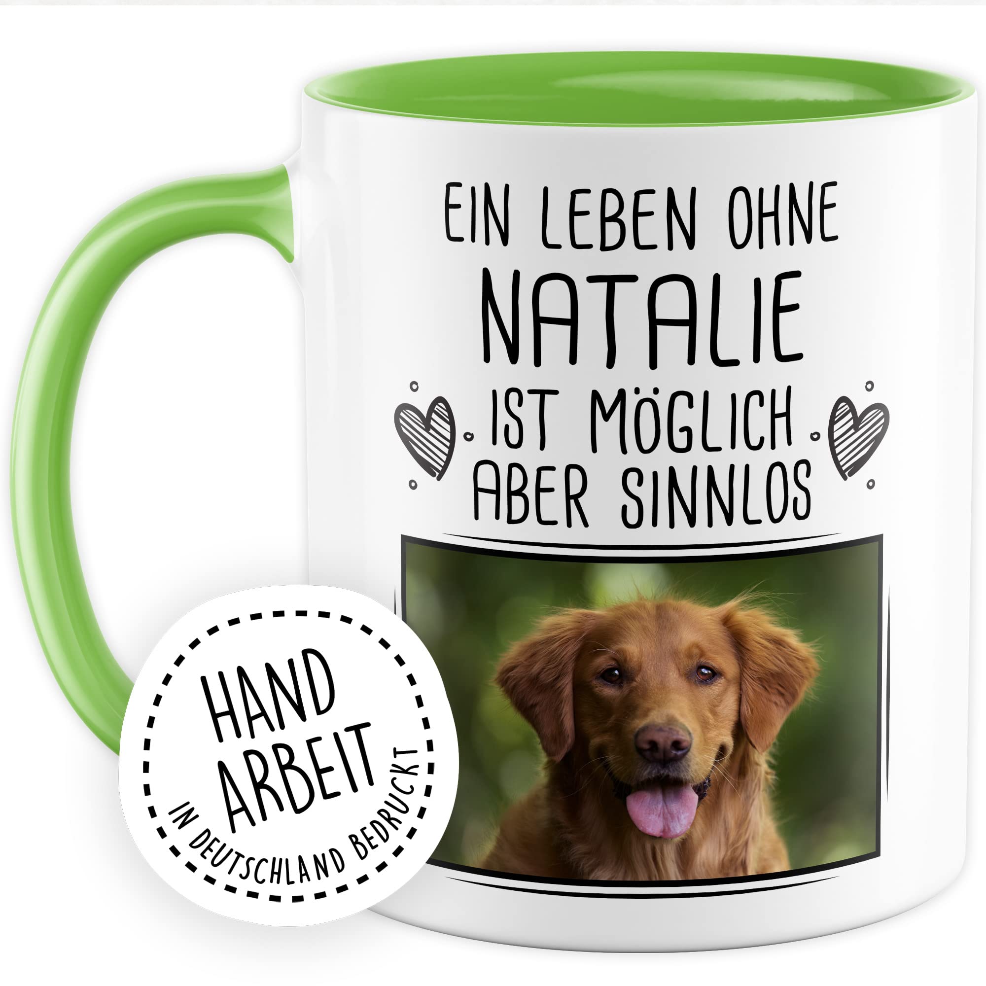 Taza Personalizada Con Inicial Y Nombre Estilo Dinosaurio