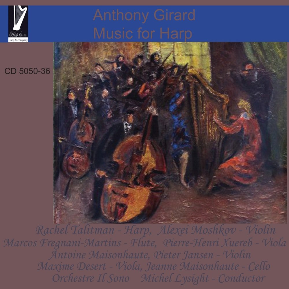 CD505036 Rachel Talitman Anthony Girard: Music For Harp CD CD505036 NEW
