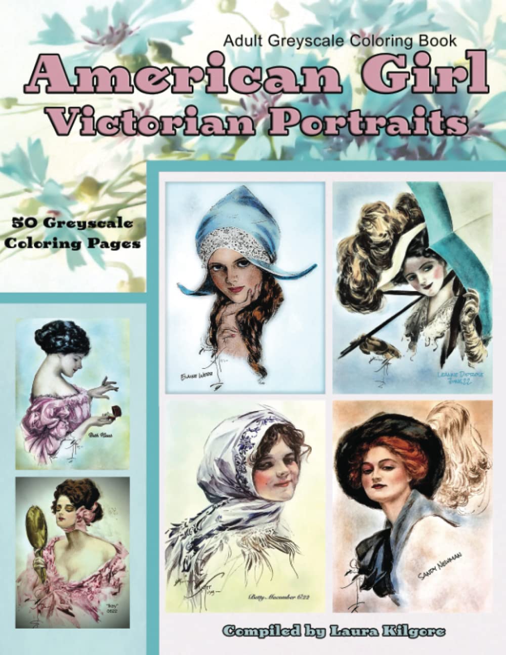 American Girl Victorian Portraits: Adult Greyscale Coloring Book with beautiful images of vintage portraits. If you like to color the Victorian era, ... one artist Harrison Fisher (1875-1934).