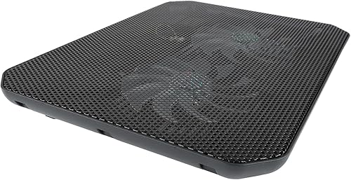 Miniatura 8 de Enfriador de 7 ajustes de altura, refrigeración de alta velocidad y bajo ruido, soporte de refrigeración con luces LED para computadora portátil de