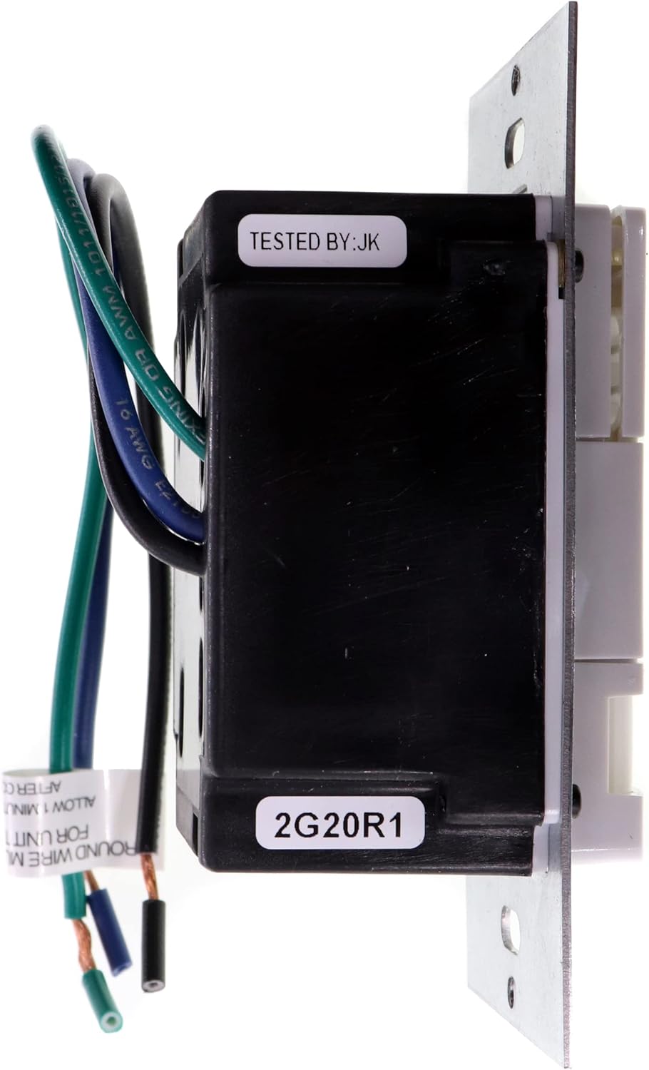 Leviton OSSMT-GAW Occupancy Sensor Decora Style Wall Switch PIR/Ultrasonic Auto/Manual-ON/Auto-OFF Single-Pole Multi-Location NAFTA USA Neutral Not Required - White