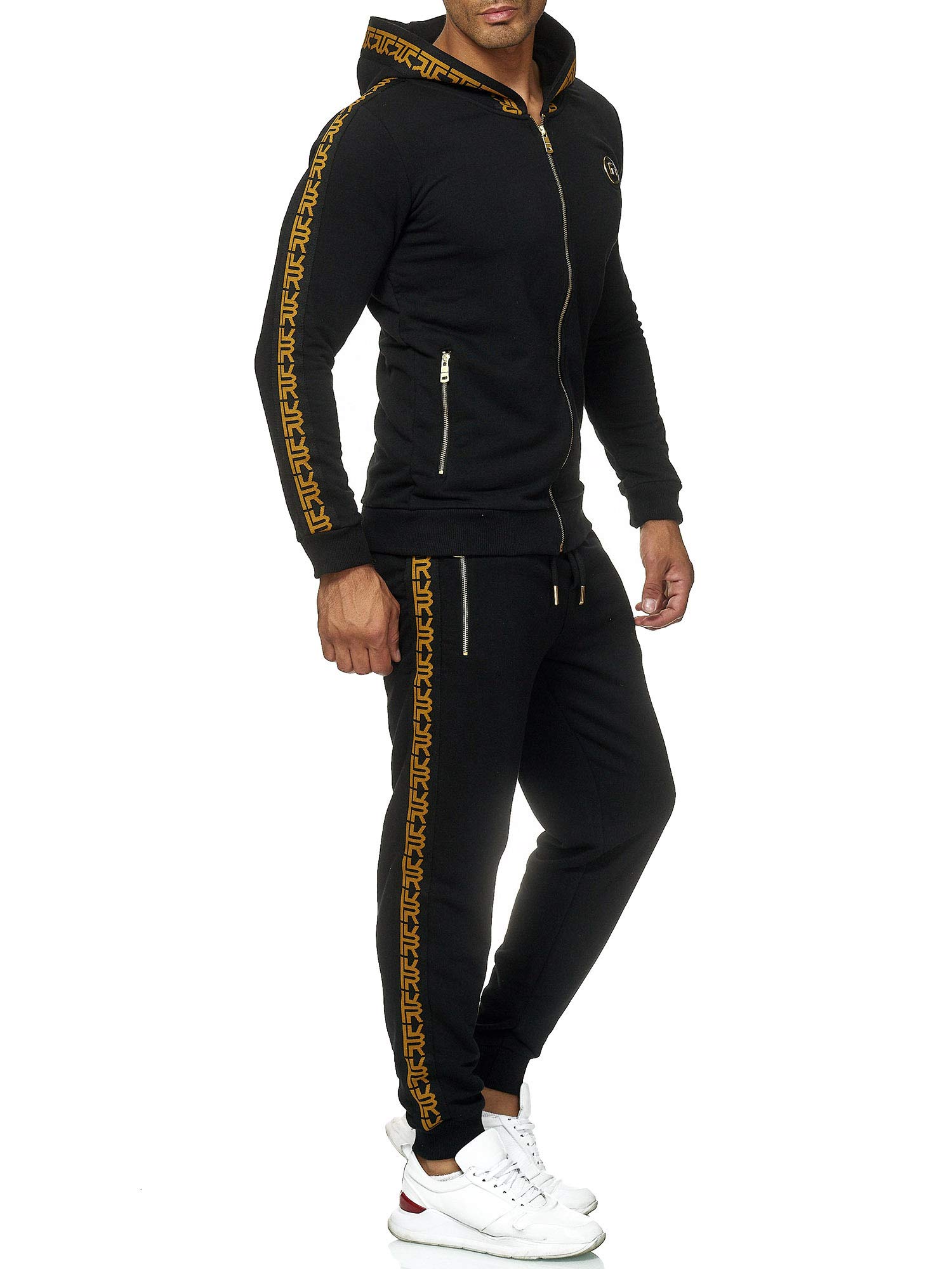 Redbridge Herren Jogginganzug Sweat Suit Set Jacke Hose R-Logo Premium M2157-M4237